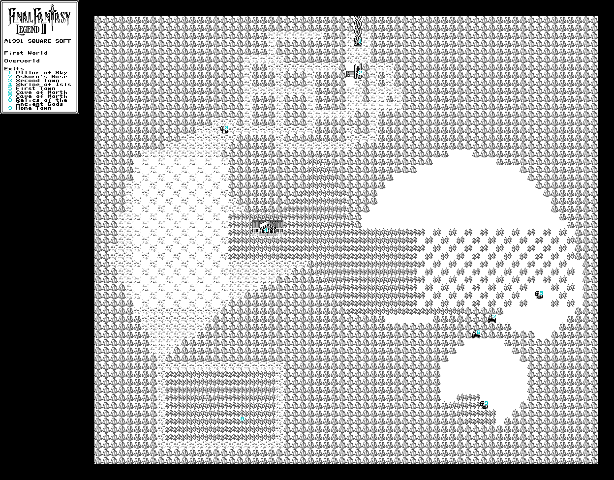 Final Fantasy Legend 2 Maps