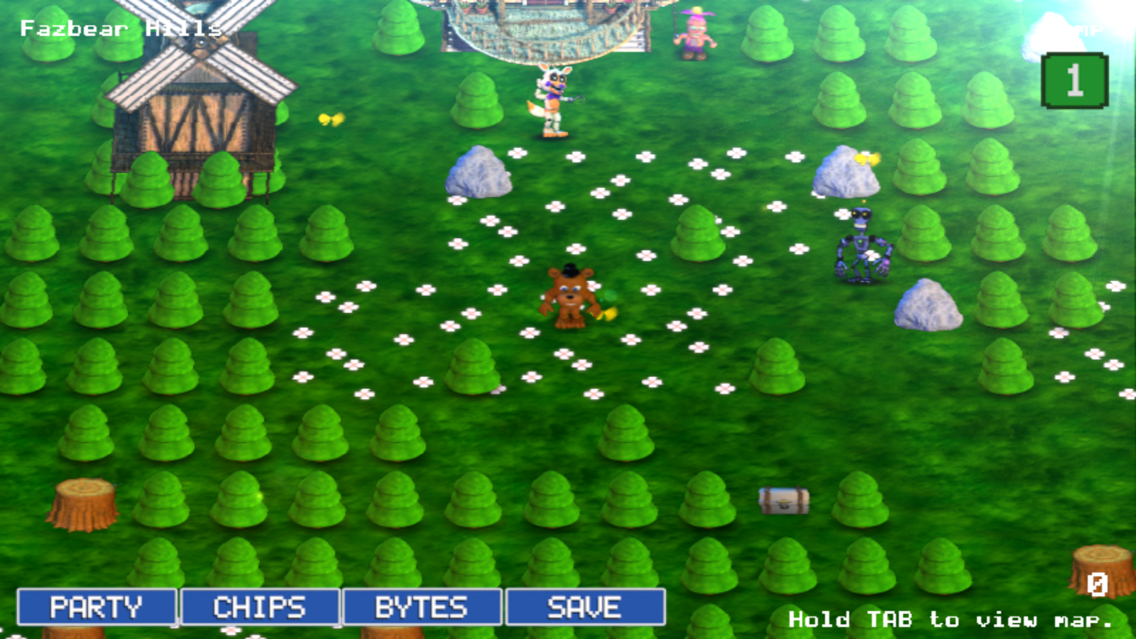 fnaf world map fnaf world map