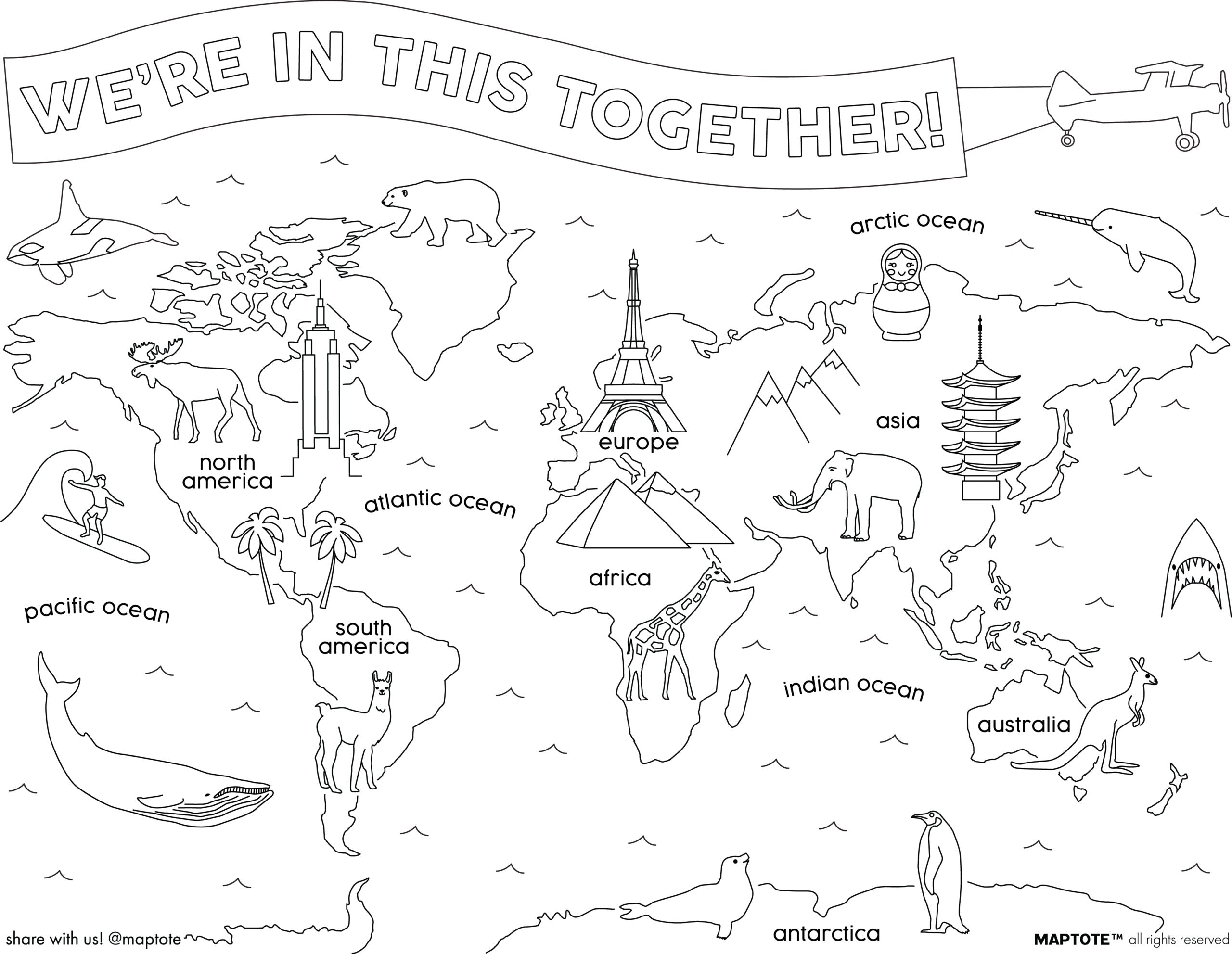FREE Coloring Pages Card Downloads Maptote