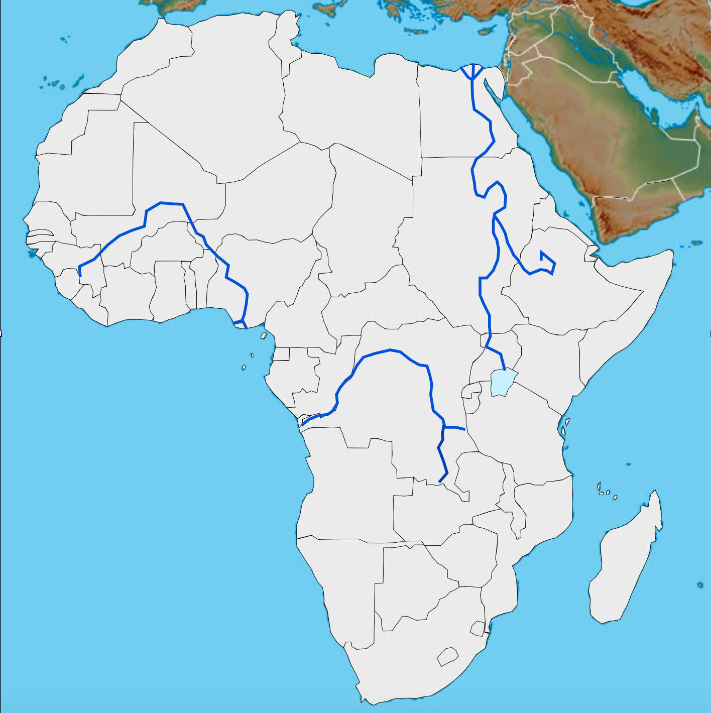 Free Customizable Maps Of Africa For Download GeoCurrents