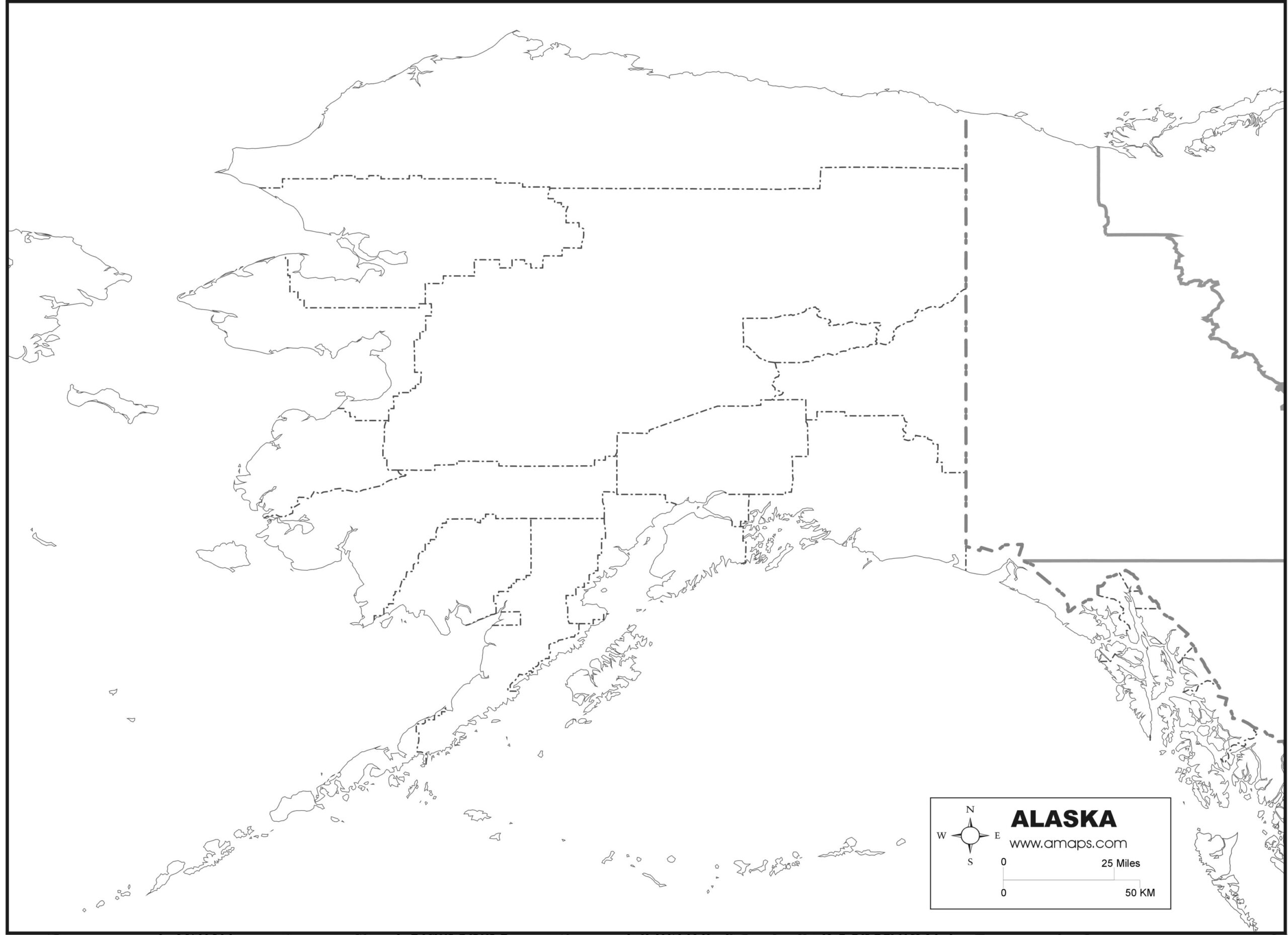 FREE MAP OF ALASKA