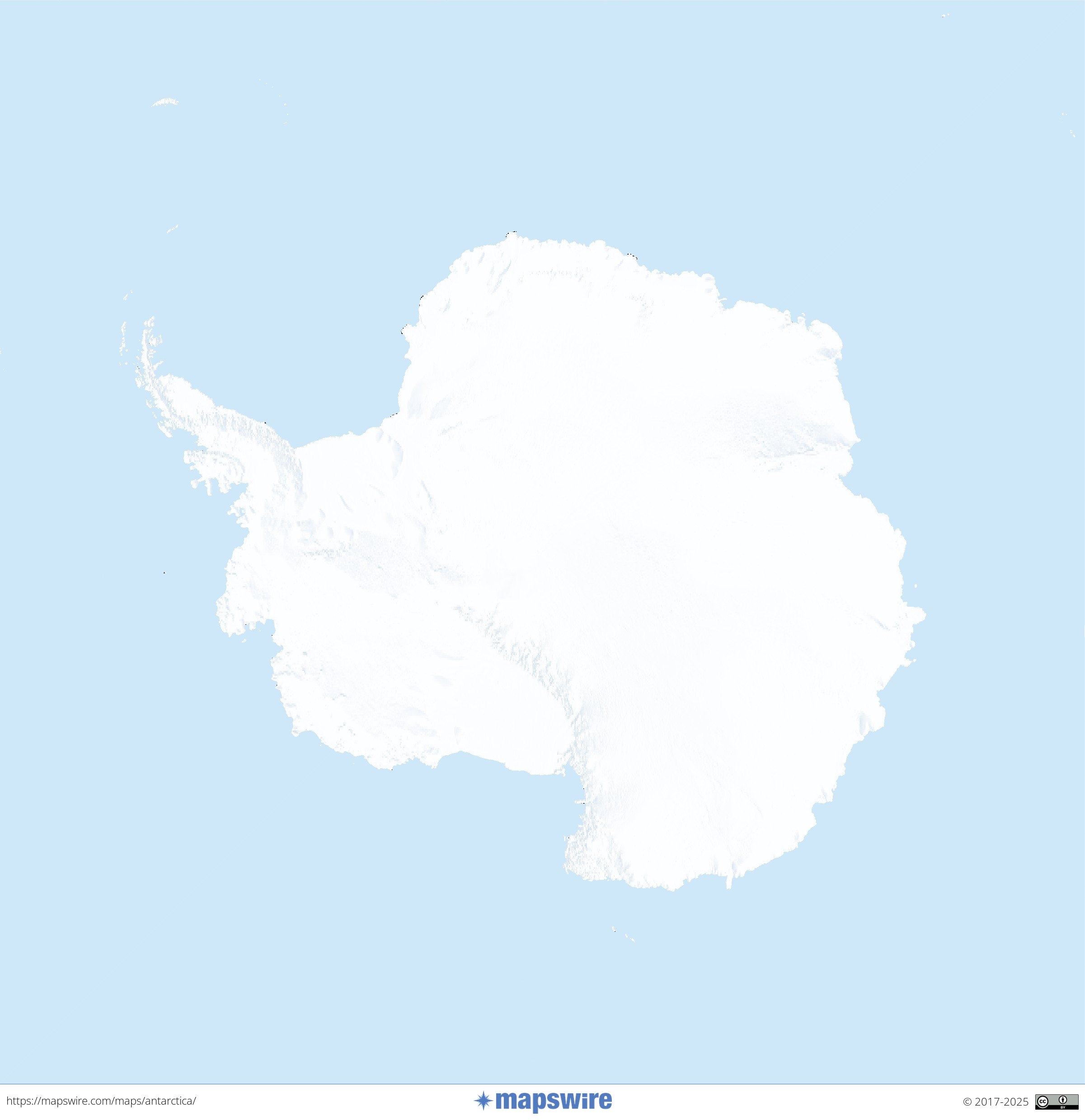 blank map antarctica