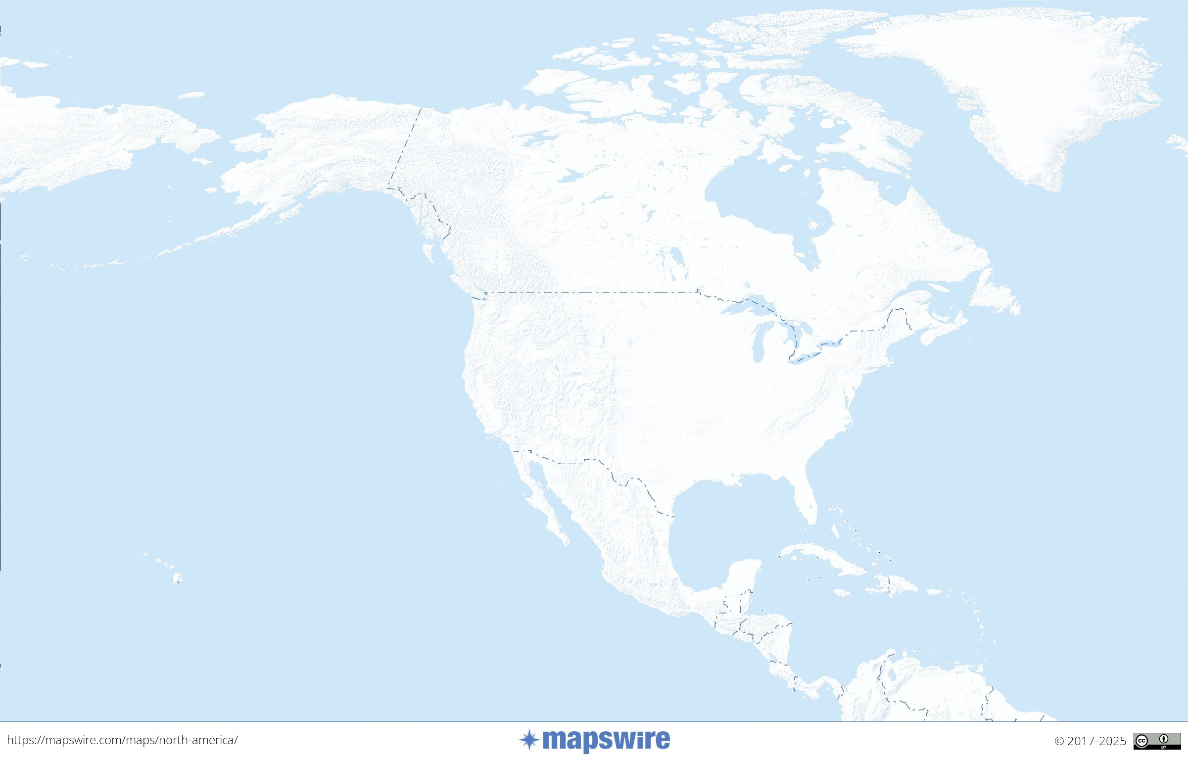 Free Maps Of North America Mapswire