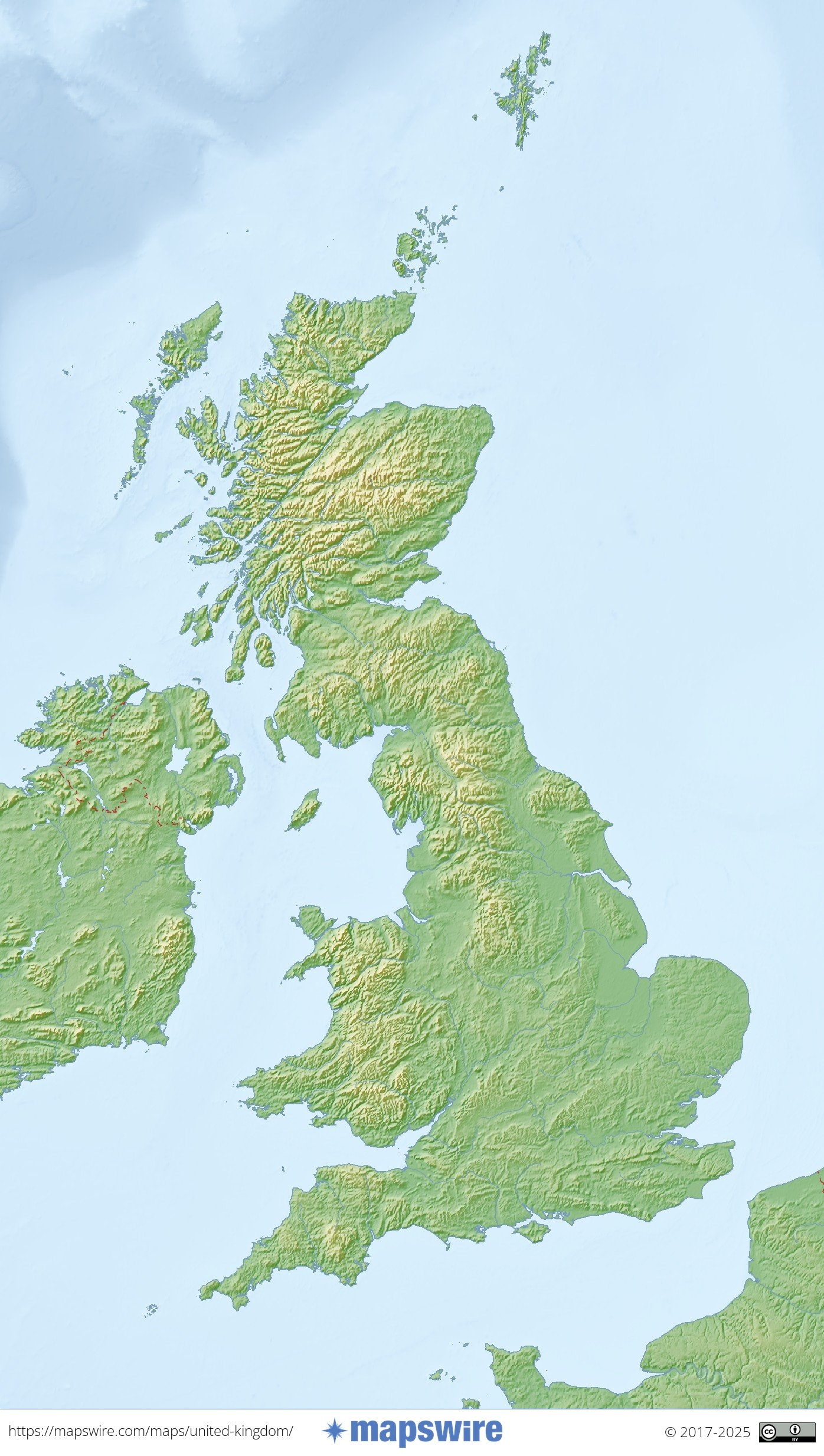 Free Maps Of The United Kingdom Mapswire