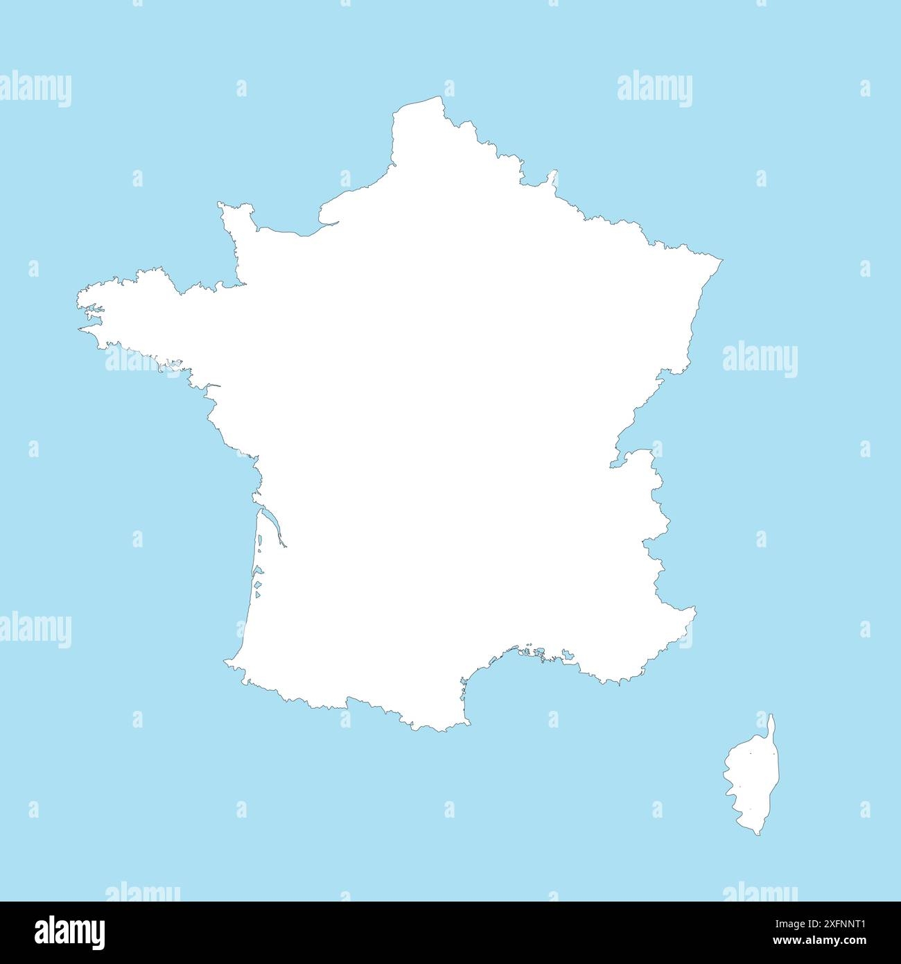 french map blank