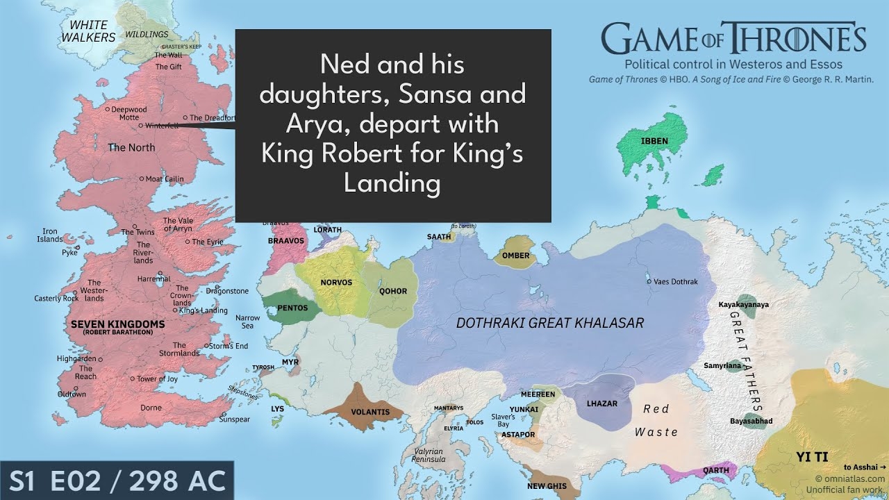 full map of got world full map of got world