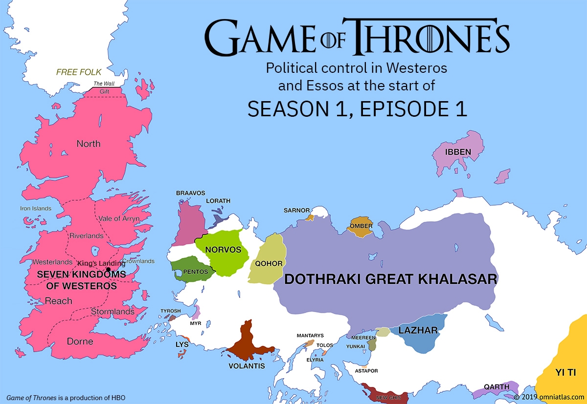 Game Of Thrones Mapped By Season Omniatlas Game Of Thrones Mapped By Season Omniatlas