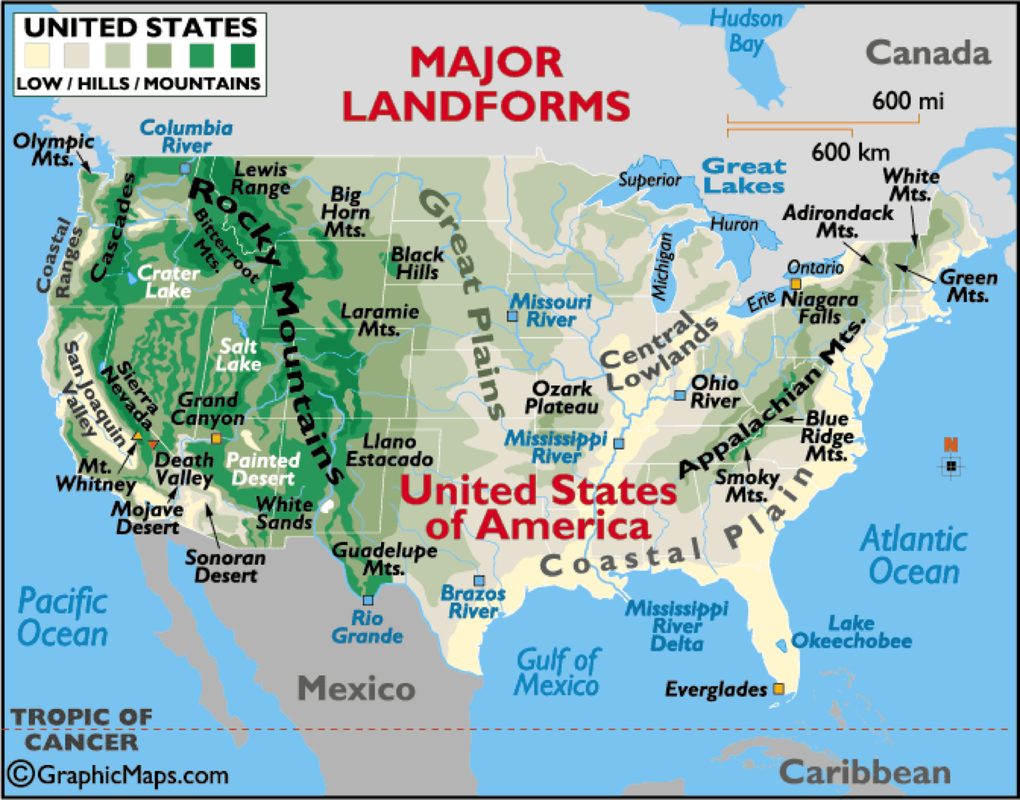 Geography United States History