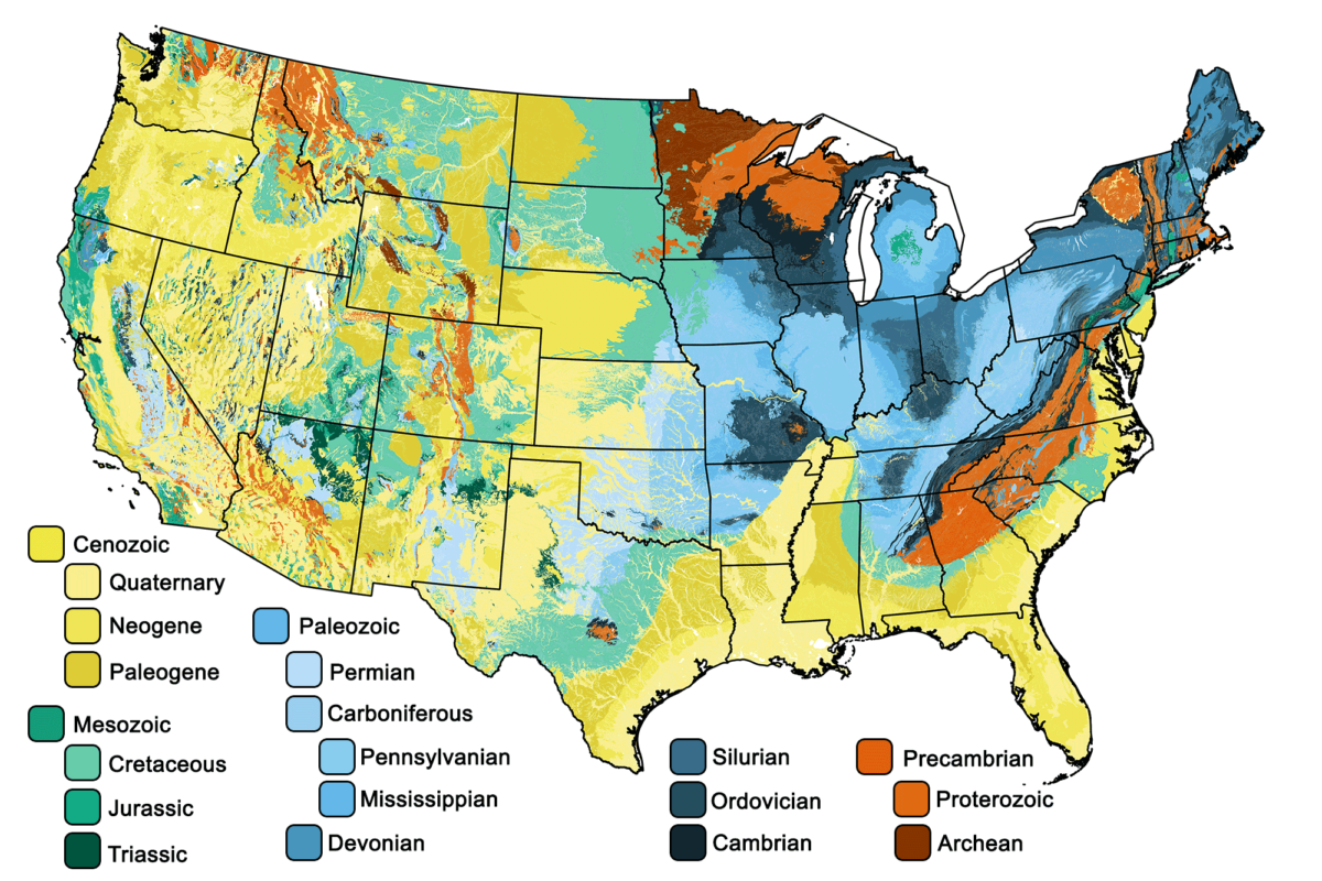 Geologic And Topographic Maps Of The United States Earth Home