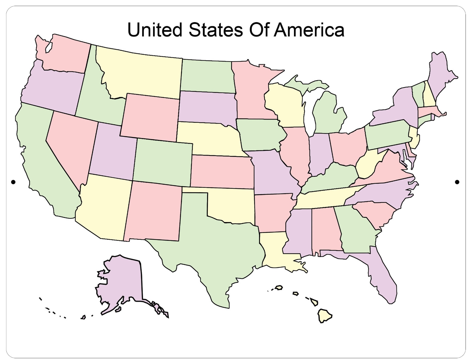 blank map of usa
