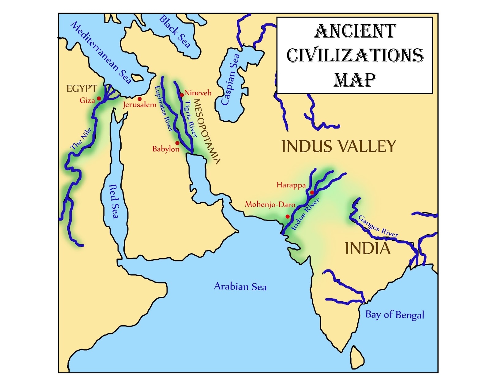 Glimmercat Education Introducing The Indus River Valley And The River Road
