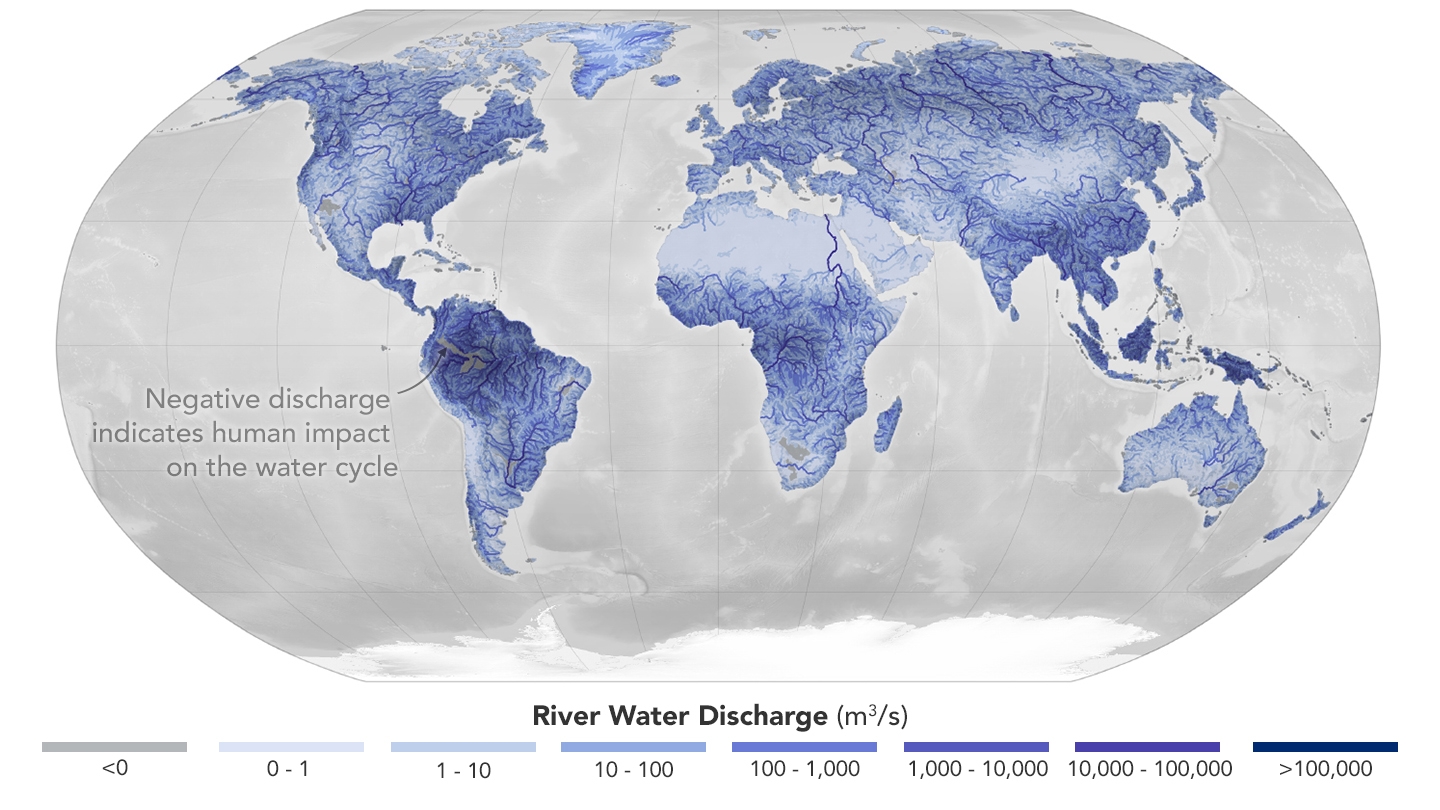 Global Accounting Of Earth s Rivers NASA Science
