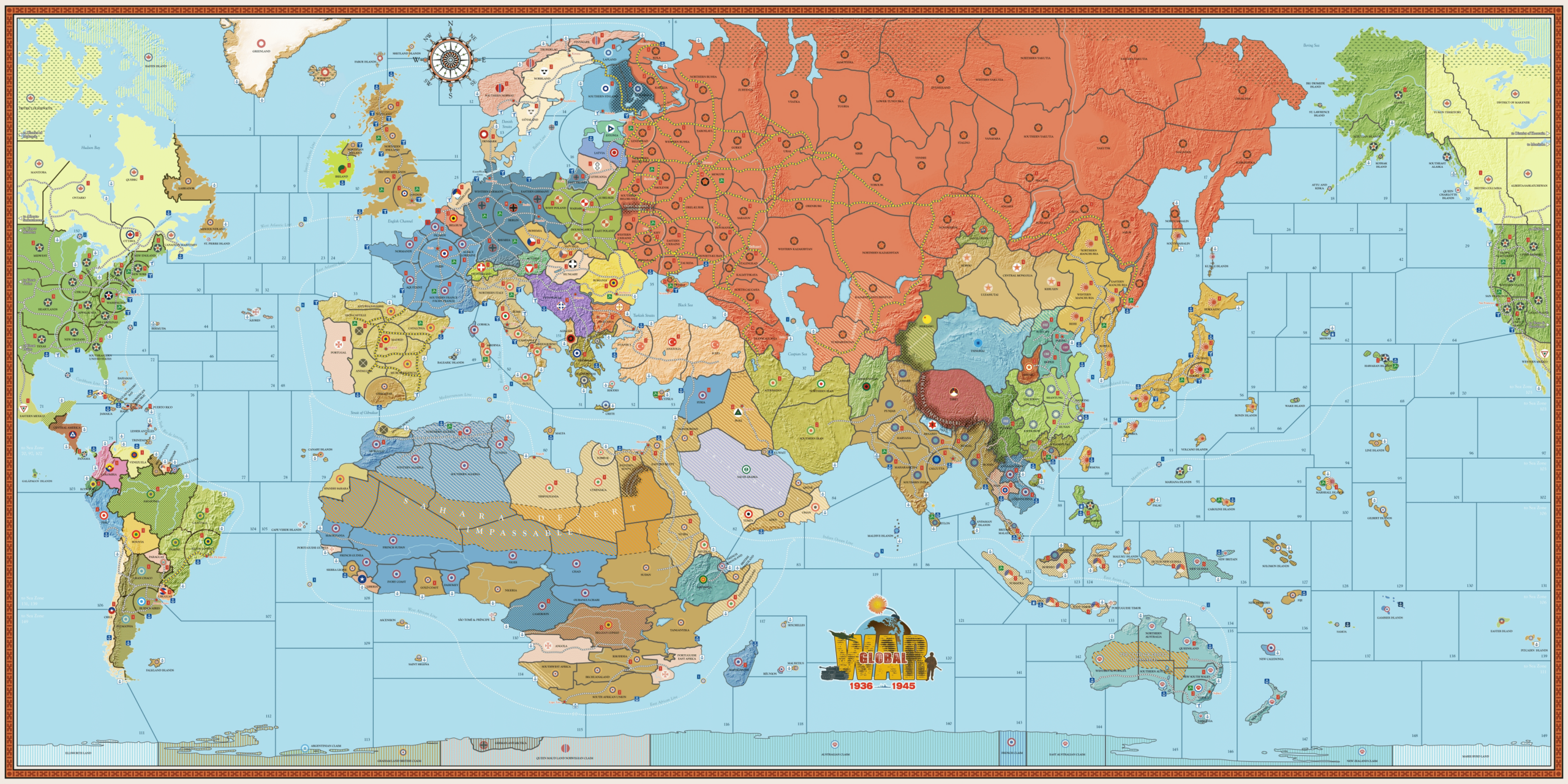 Global War 1936 1945 Third Edition Image BoardGameGeek