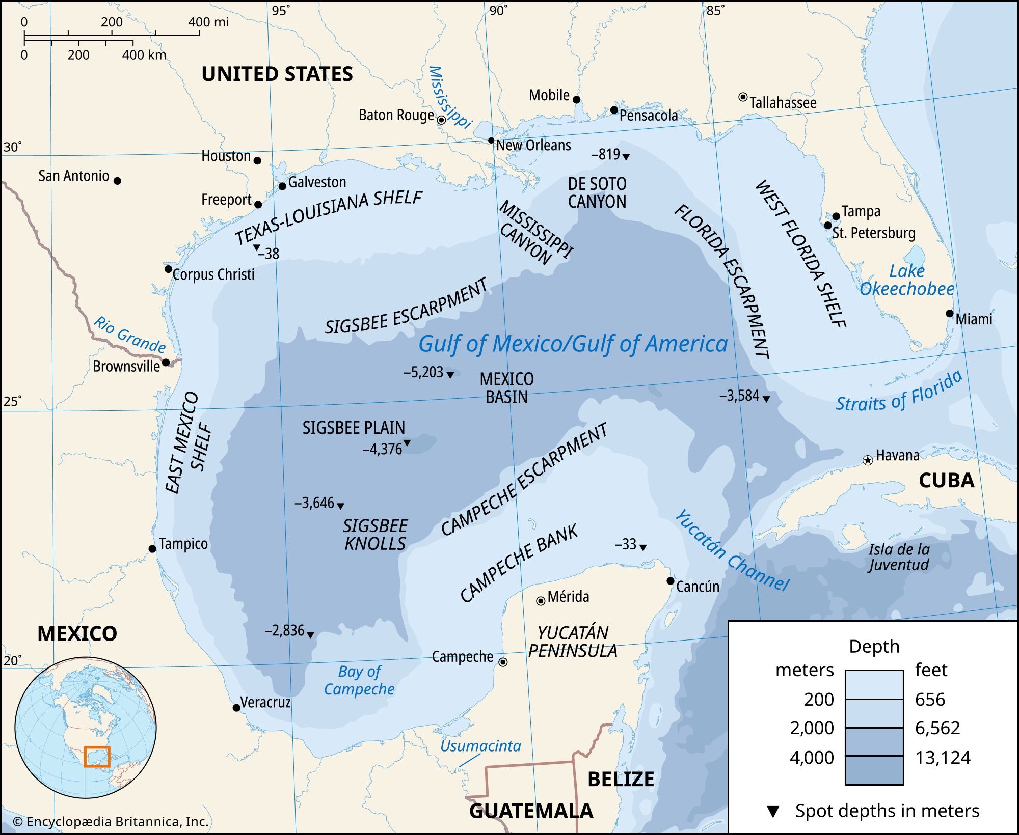 Gulf Of Mexico Gulf Of America Map Name Origin Ecosystem Economic Importance Britannica