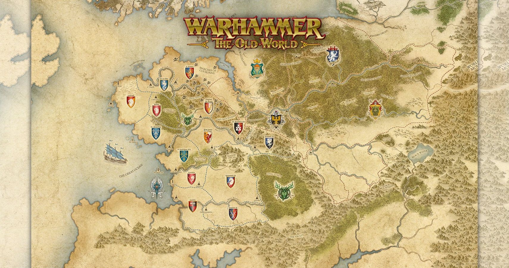GW Gives First Glimpse Of Warhammer The Old World s New Map Of Brettonia