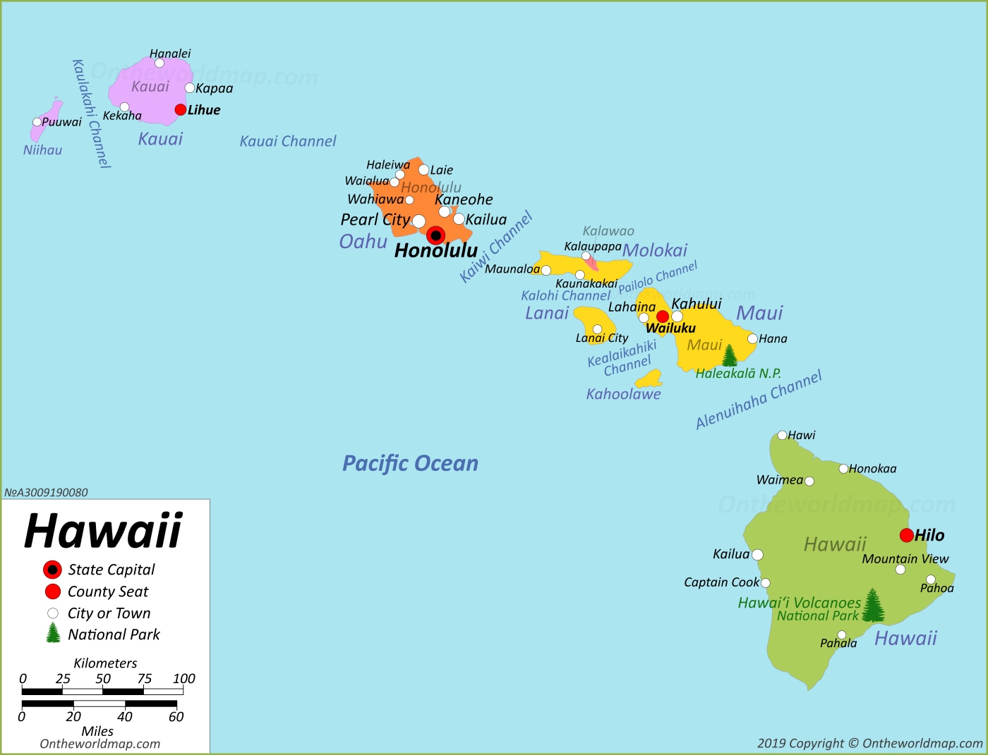 world map with hawaii world map with hawaii