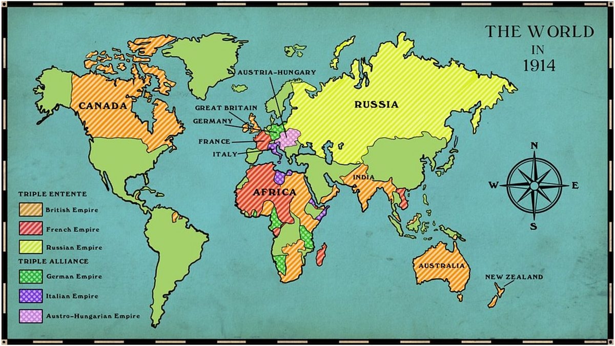 world war one world map world war one world map