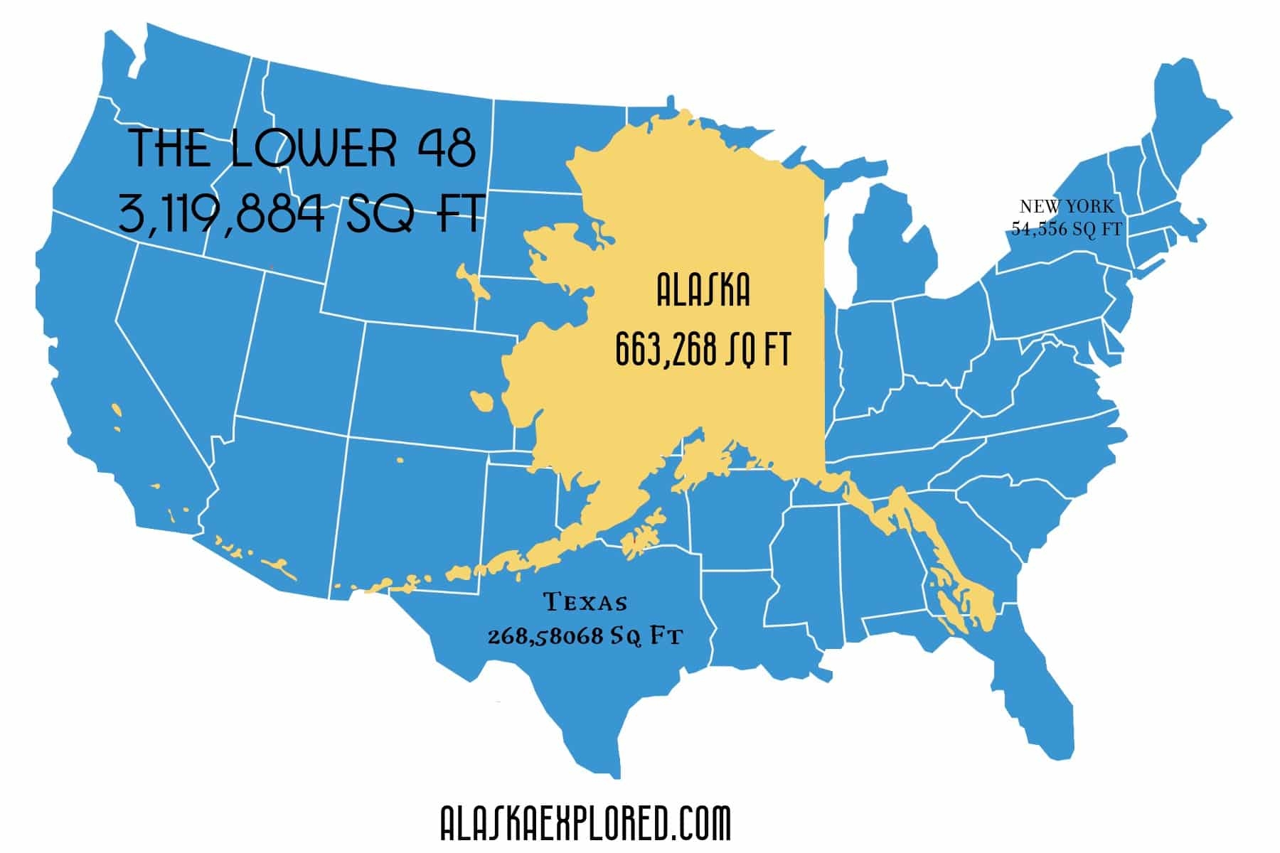 How Big Is Alaska Facts Stats Maps Epic Photos 