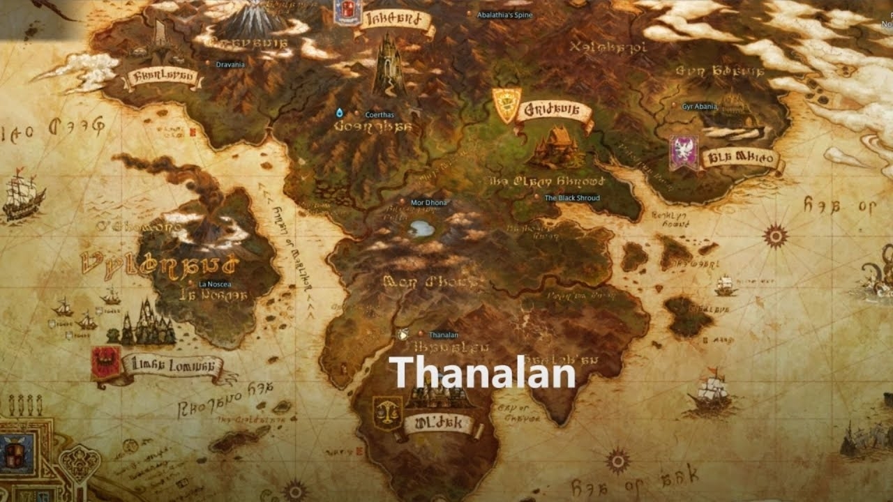 ff14 world map ff14 world map
