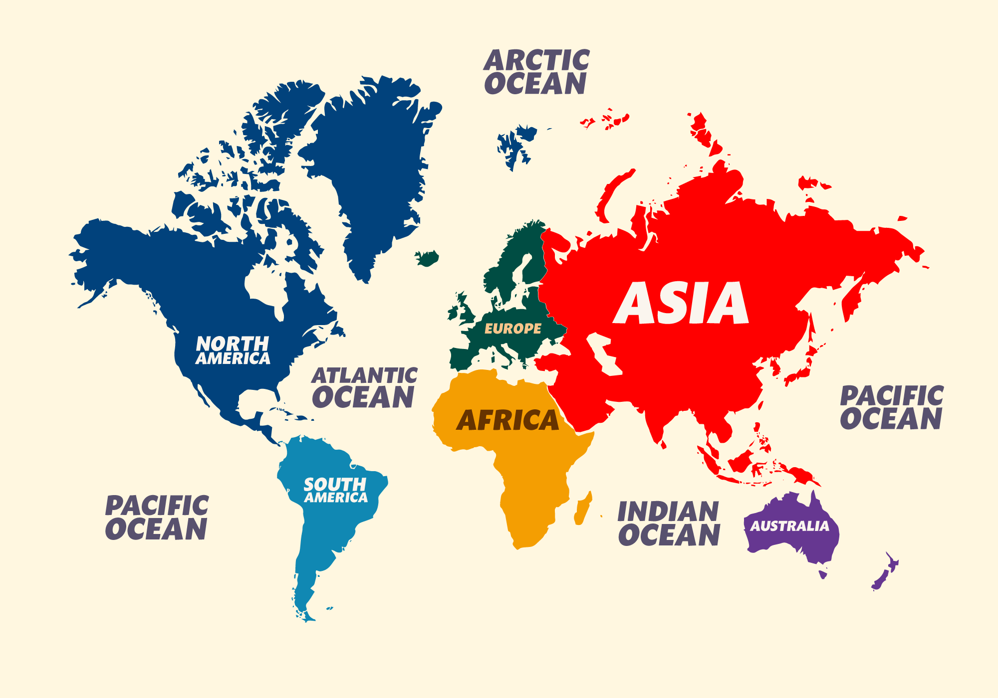 How Many Continents Are There In The World How Many Continents Are There In The World