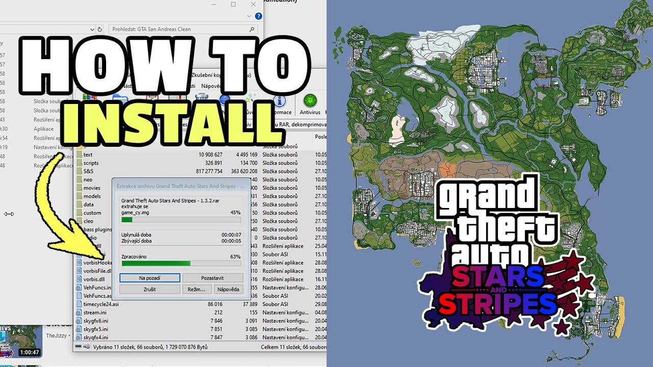 How To Install USA Mod For GTA San Andreas Stars And Stripes Modification Easy Tutorial YouTube