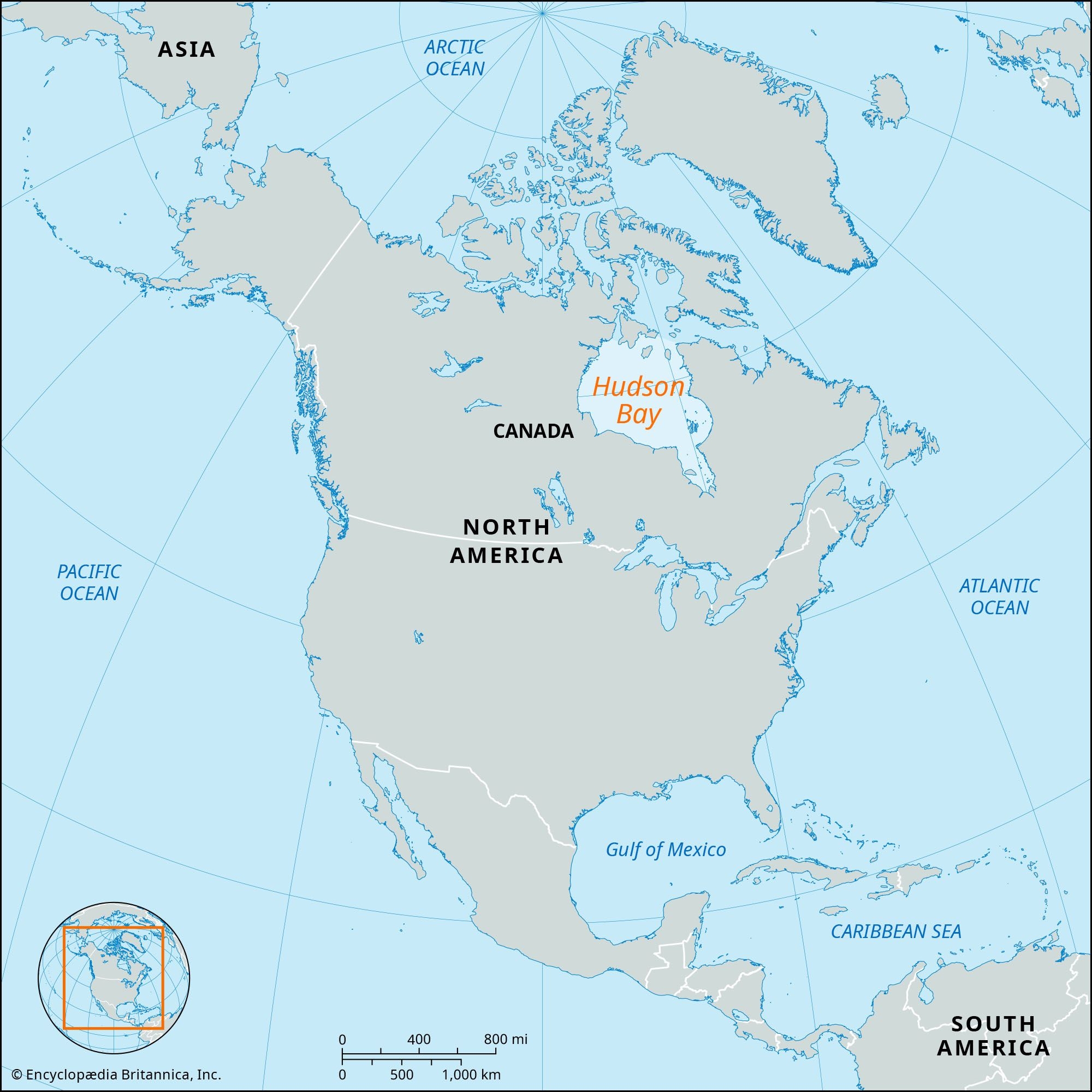 Hudson Bay Arctic Wildlife Ecosystem Map Exploitation Britannica