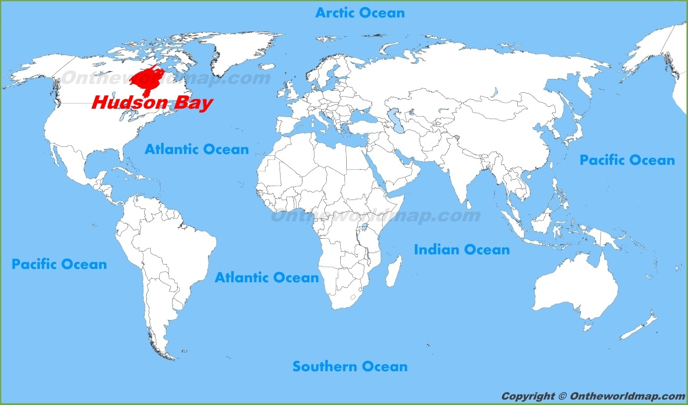 Hudson Bay Location On The World Map Ontheworldmap