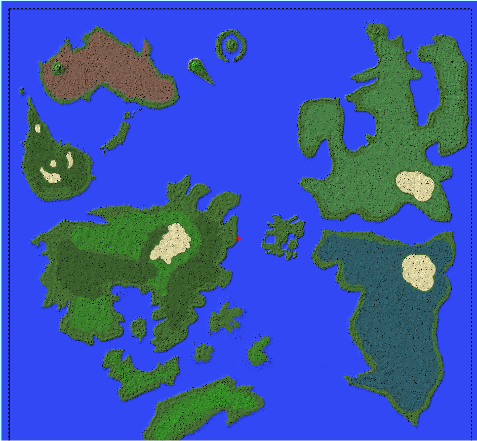 Hunter X Hunter World Map No Buildings Just Custom Biomes And Terrain Minecraft Map
