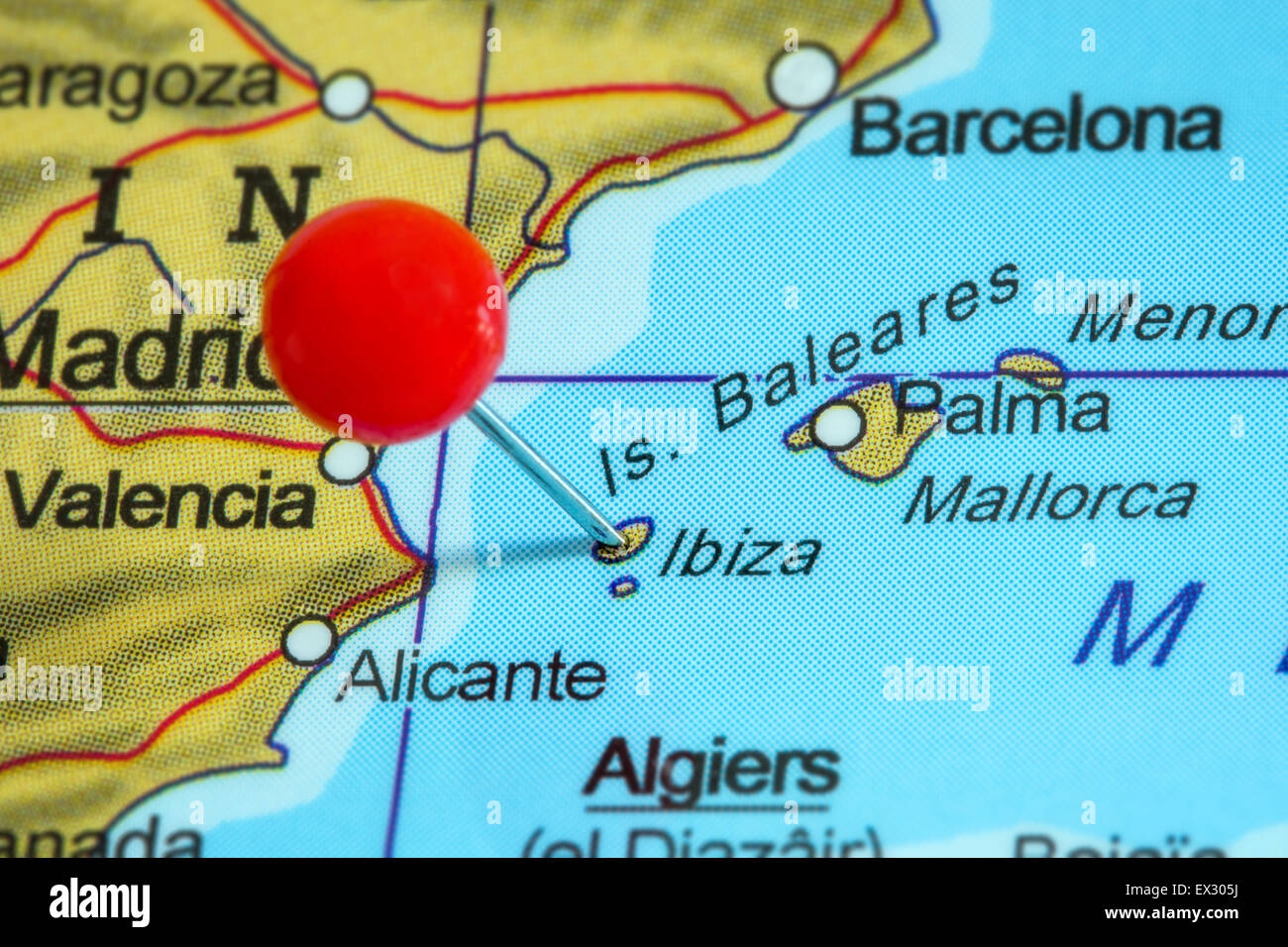 Ibiza Spain Location Map Hi res Stock Photography And Images Alamy