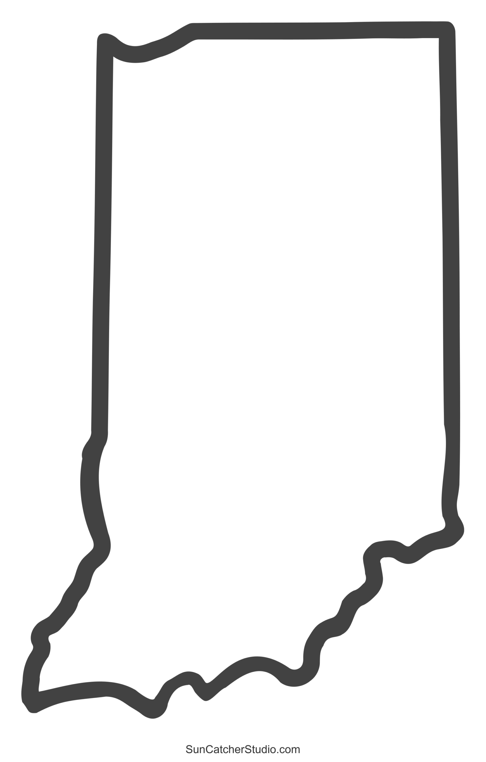 blank indiana map blank indiana map