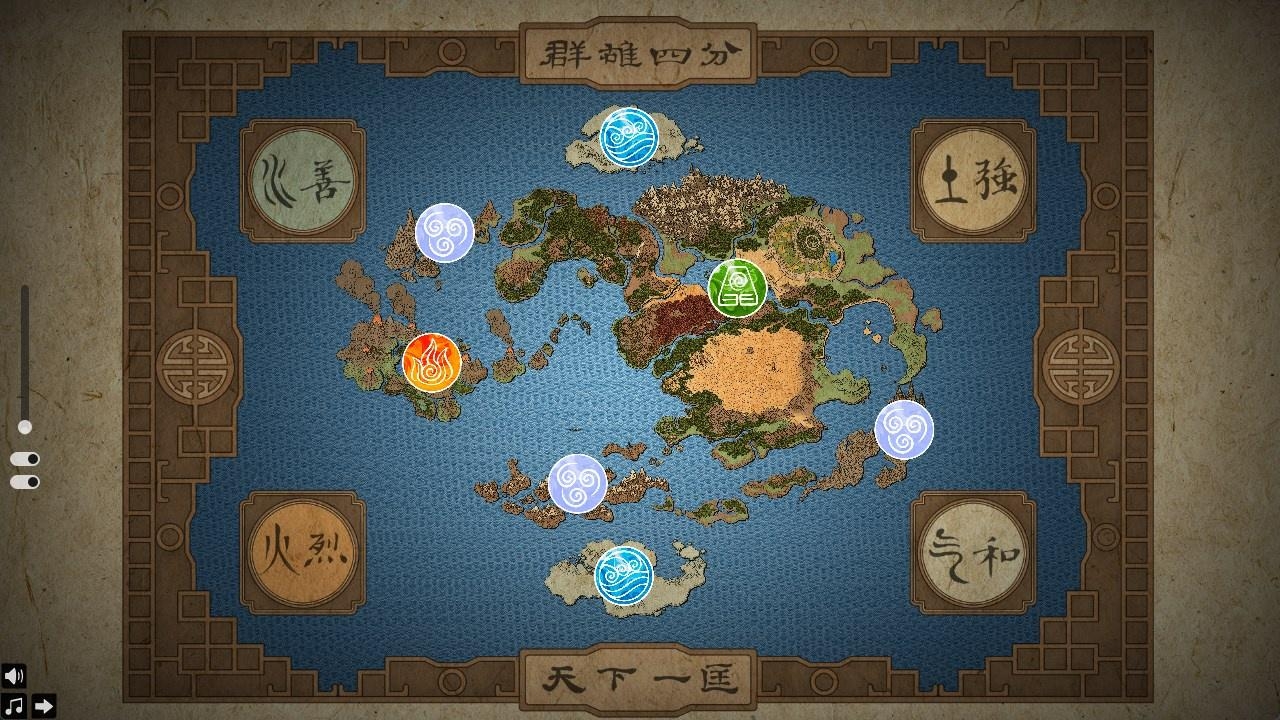 Interactive Map Avatar The Last Airbender By IYiyo