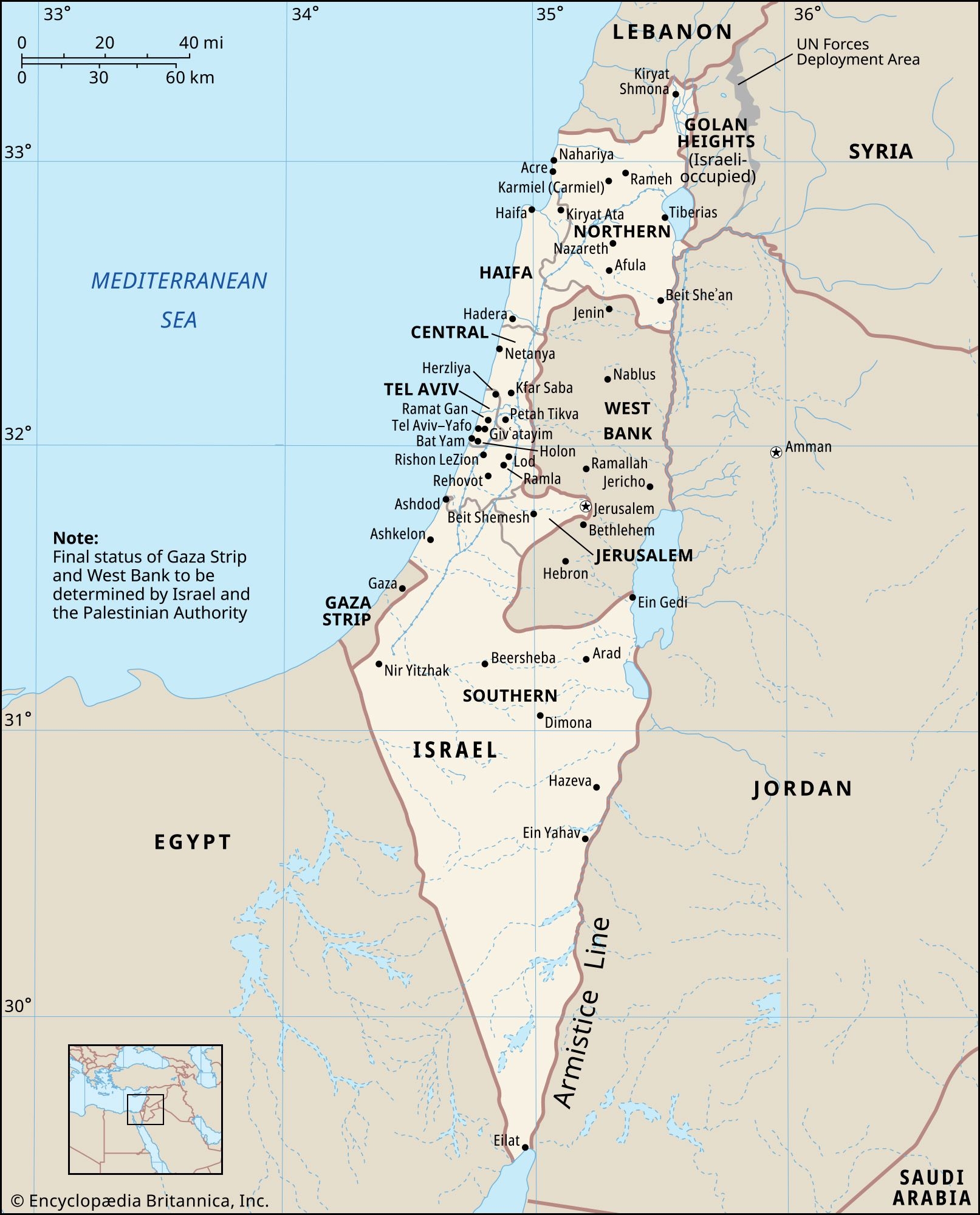 Israel Facts History Population Conflict Iran Map Britannica