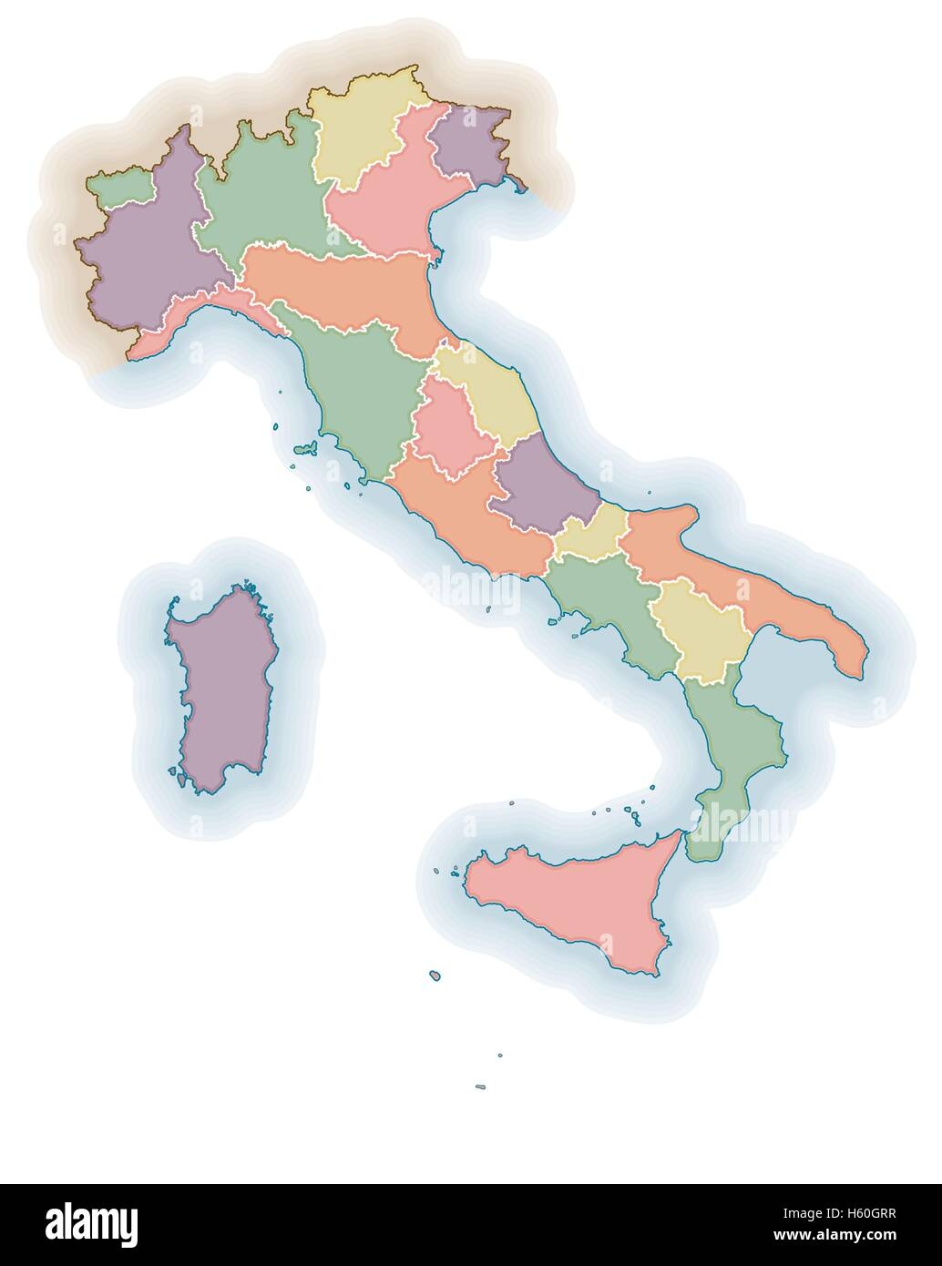 Italian Regions Borders Blank Map Political Map Of Italy One Layer For Each Region Stock Vector Image Art Alamy Italian Regions Borders Blank Map Political Map Of Italy One Layer For Each Region Stock Vector Image Art Alamy