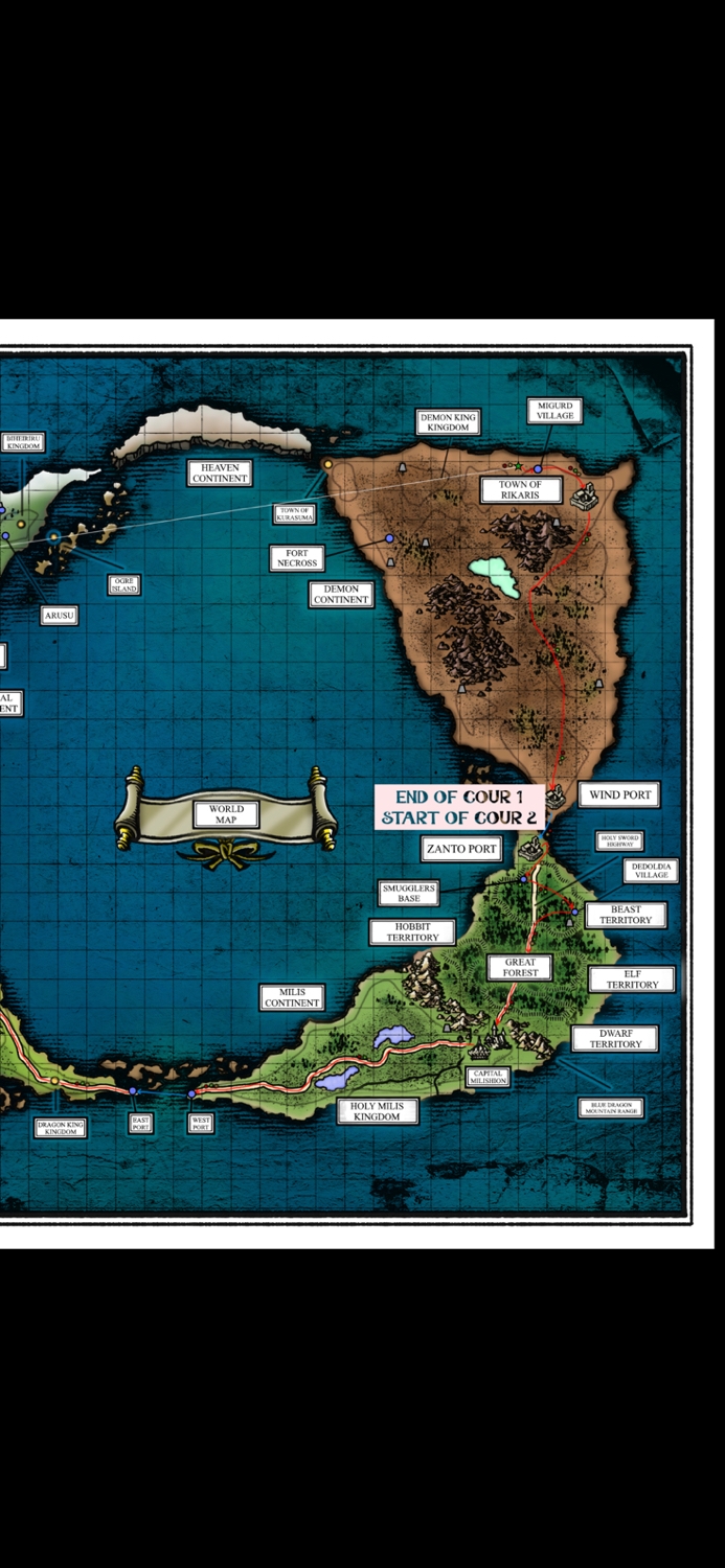 Jobless Reincarnation X COTE A Masterpiece Chapter 31 Special Chapter World Map WebNovel