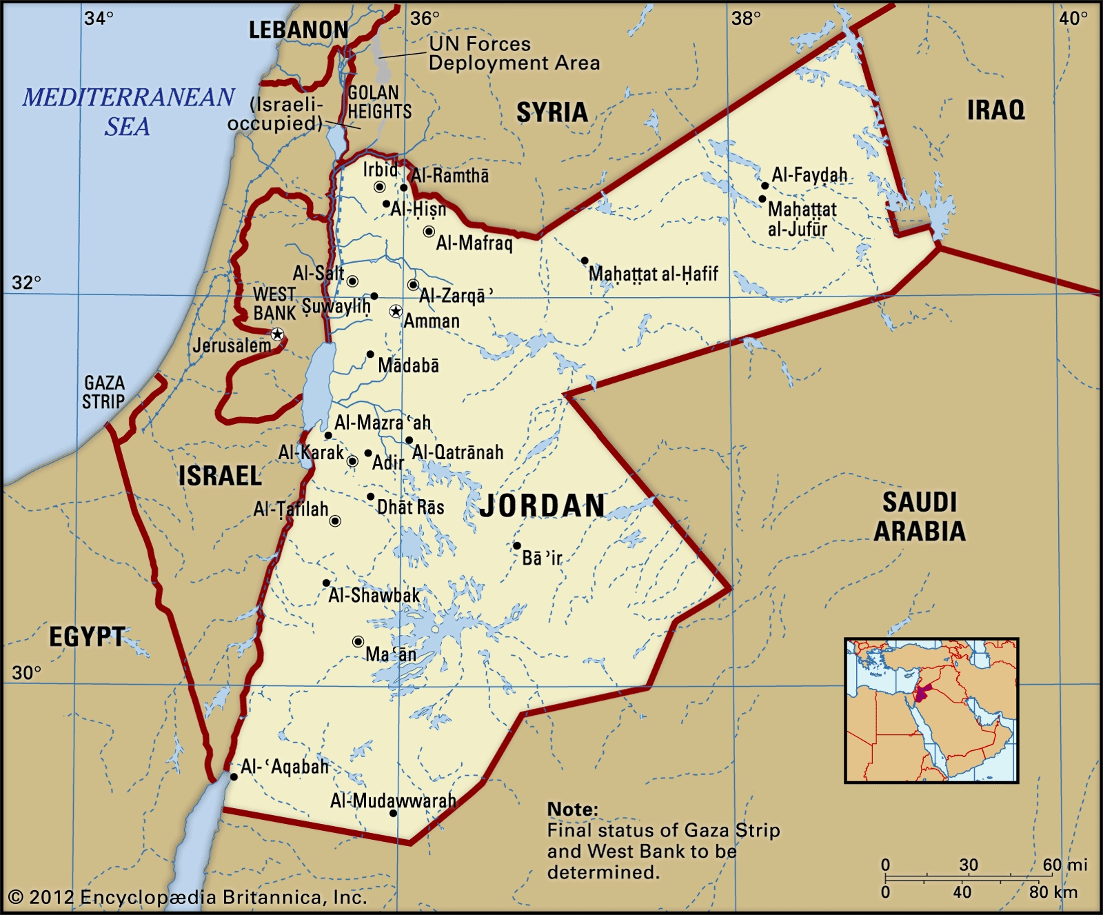 Jordan History Population Flag Map King Facts Britannica