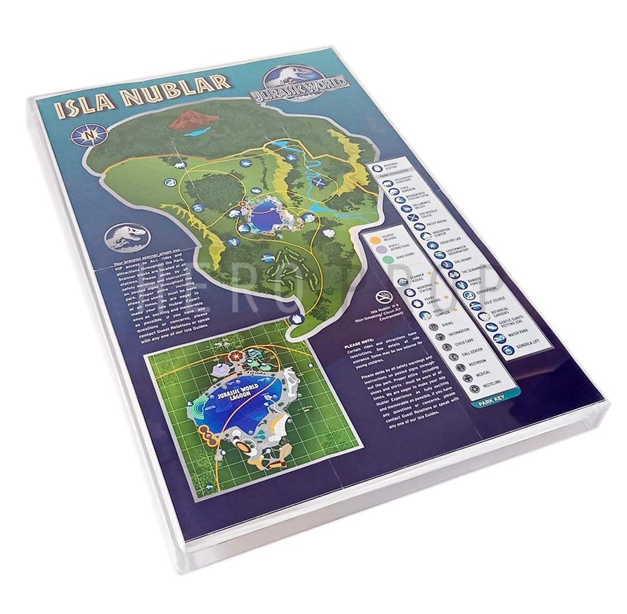 Jurassic World Visitor Map Brochure HeroProp
