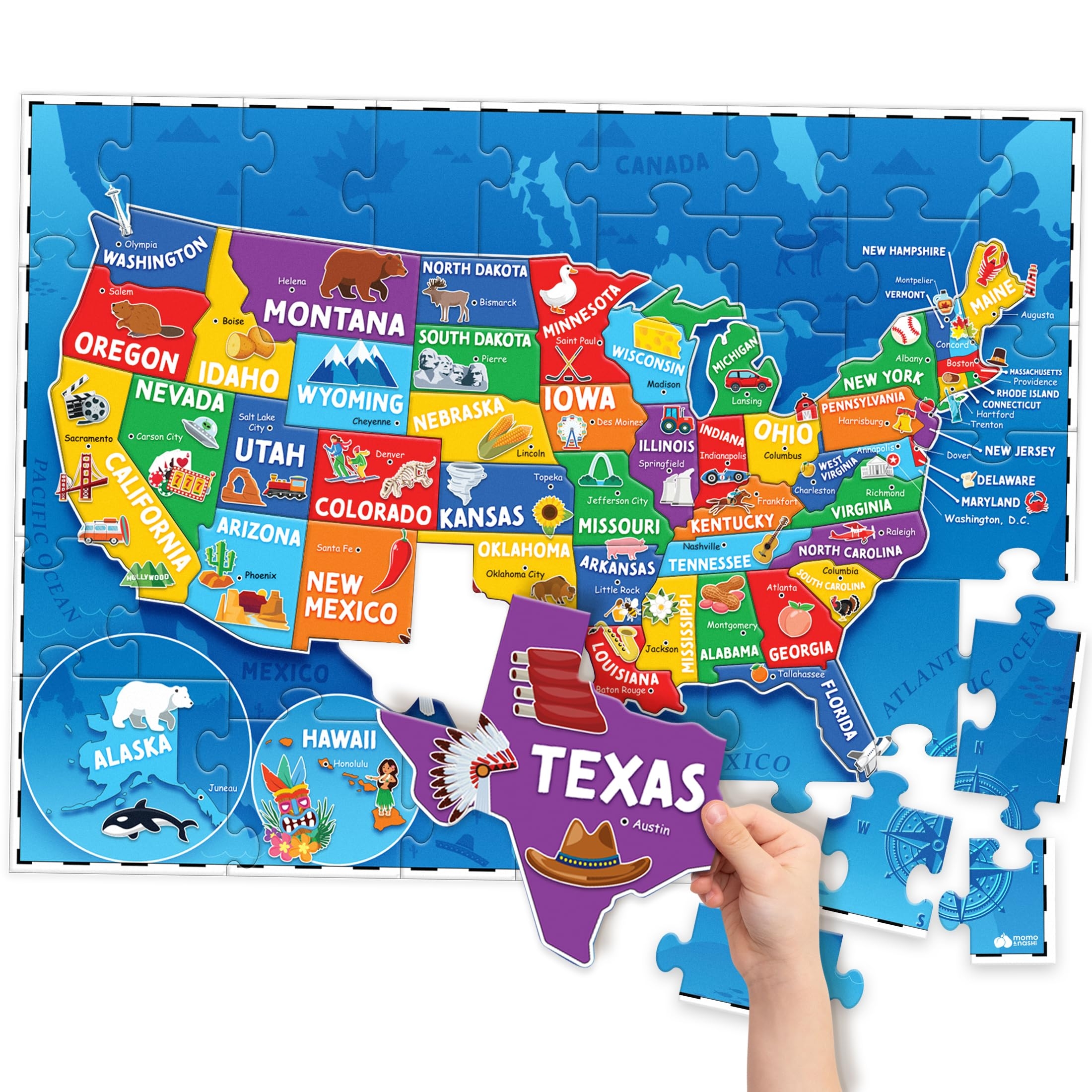 united states map puzzle