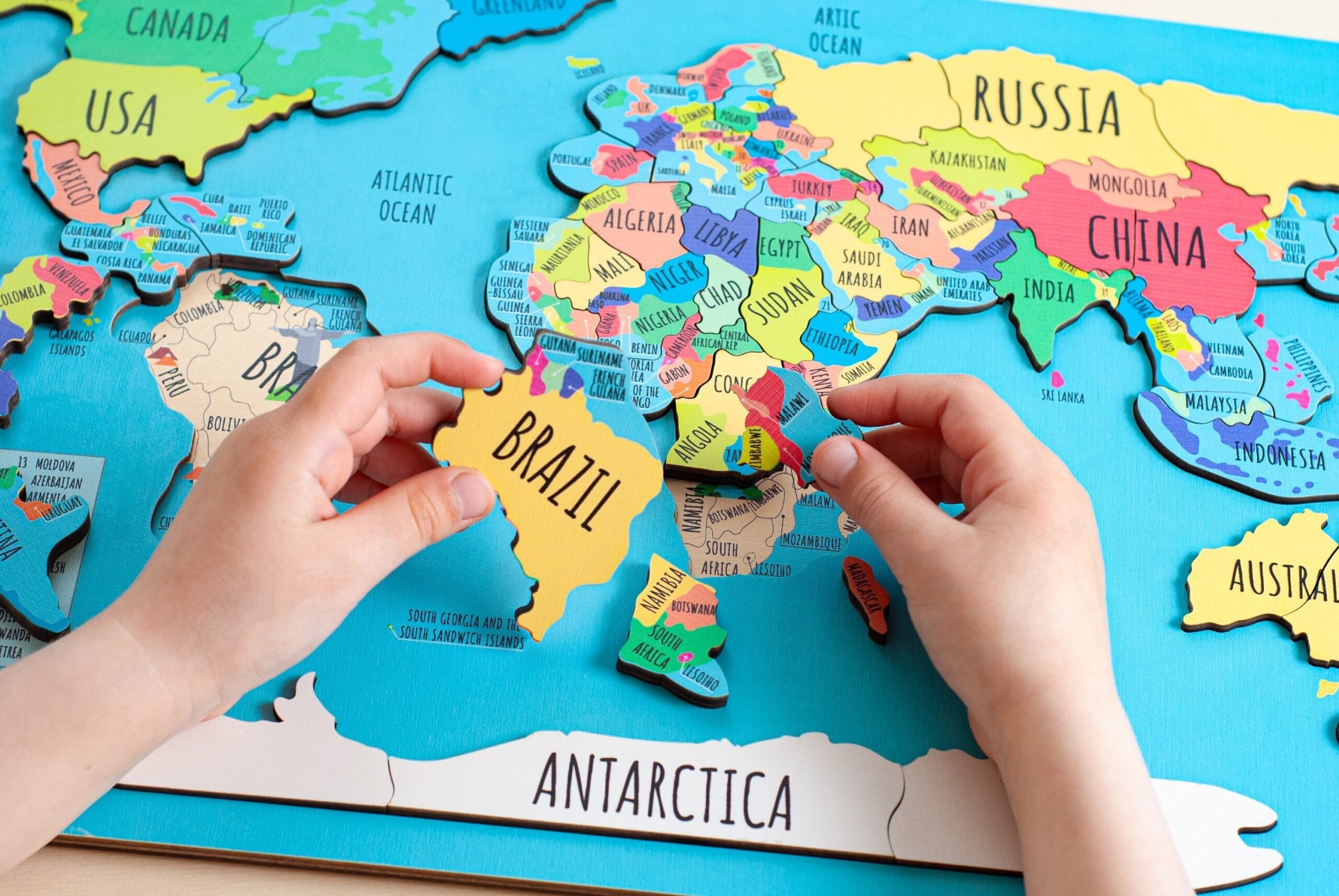 Kids World Map Gift For Kids World Map Puzzle For Kids Gift Homeschool Jigsaw Puzzle Kids Puzzle Continent Puzzle Geography For Kids Etsy