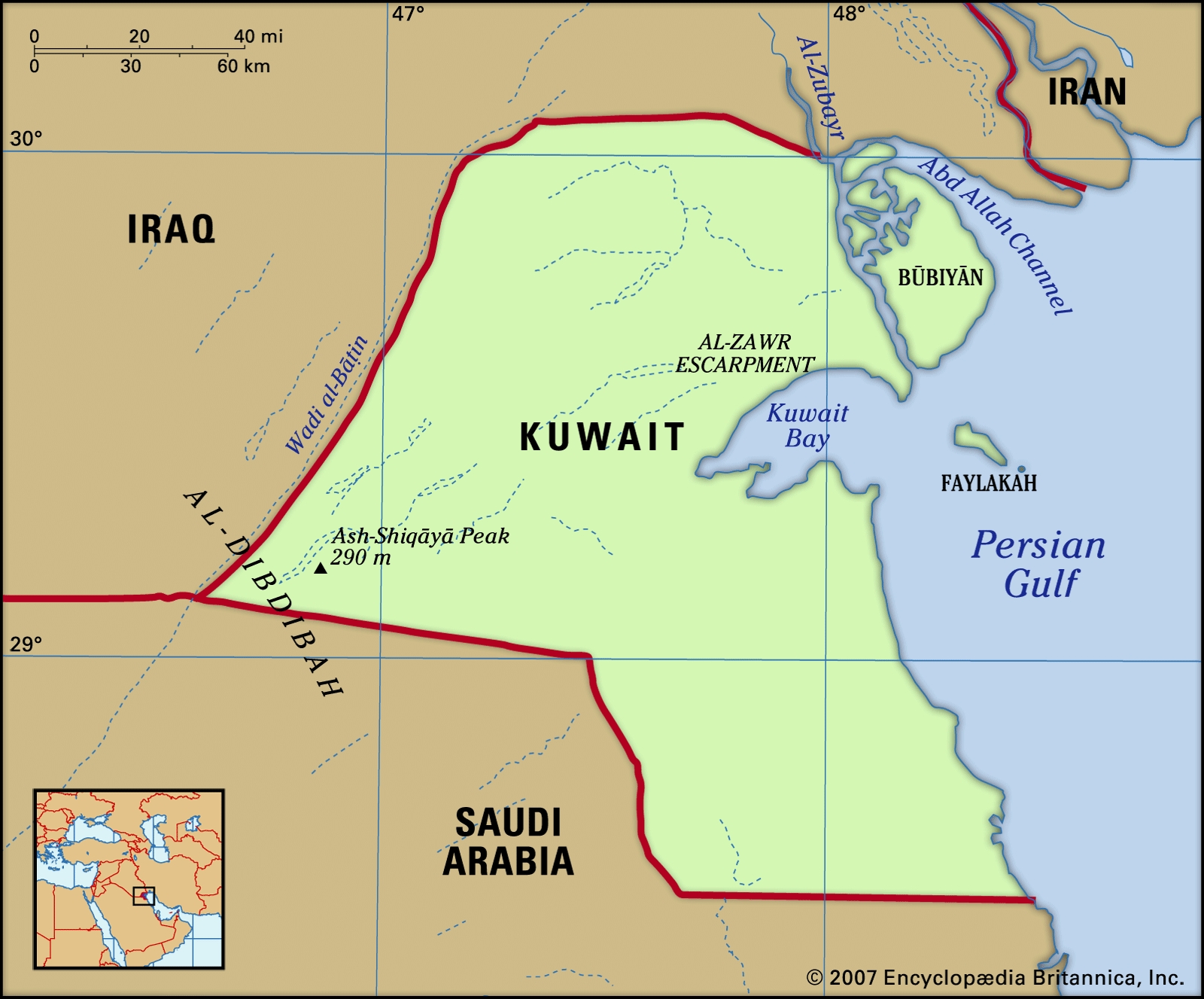 Kuwait Land People Economy Society History Maps Britannica