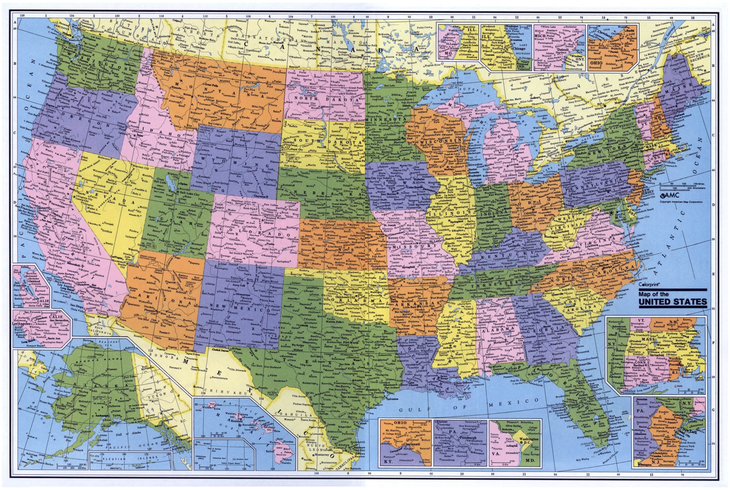 large map of the united states