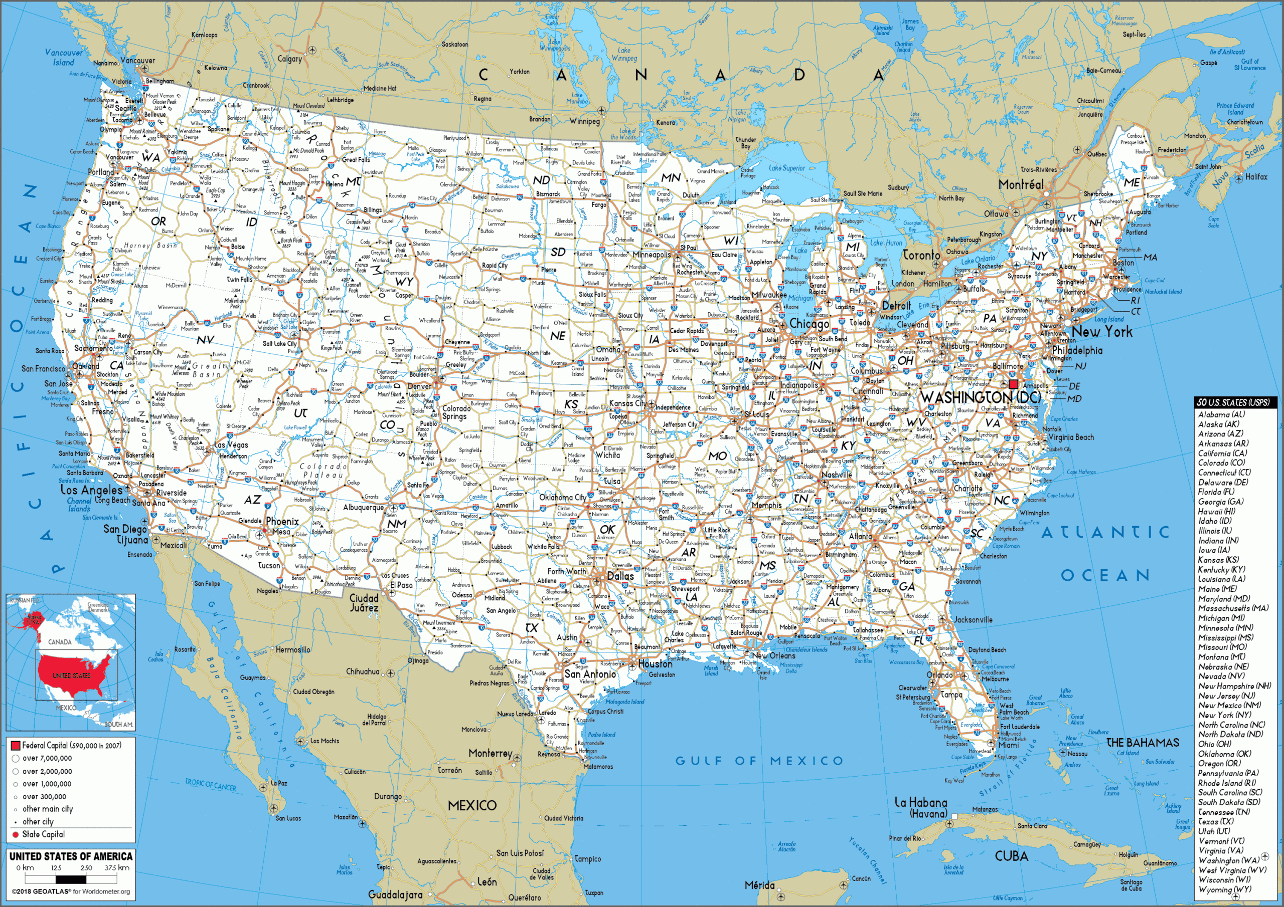 united states interstate highway map