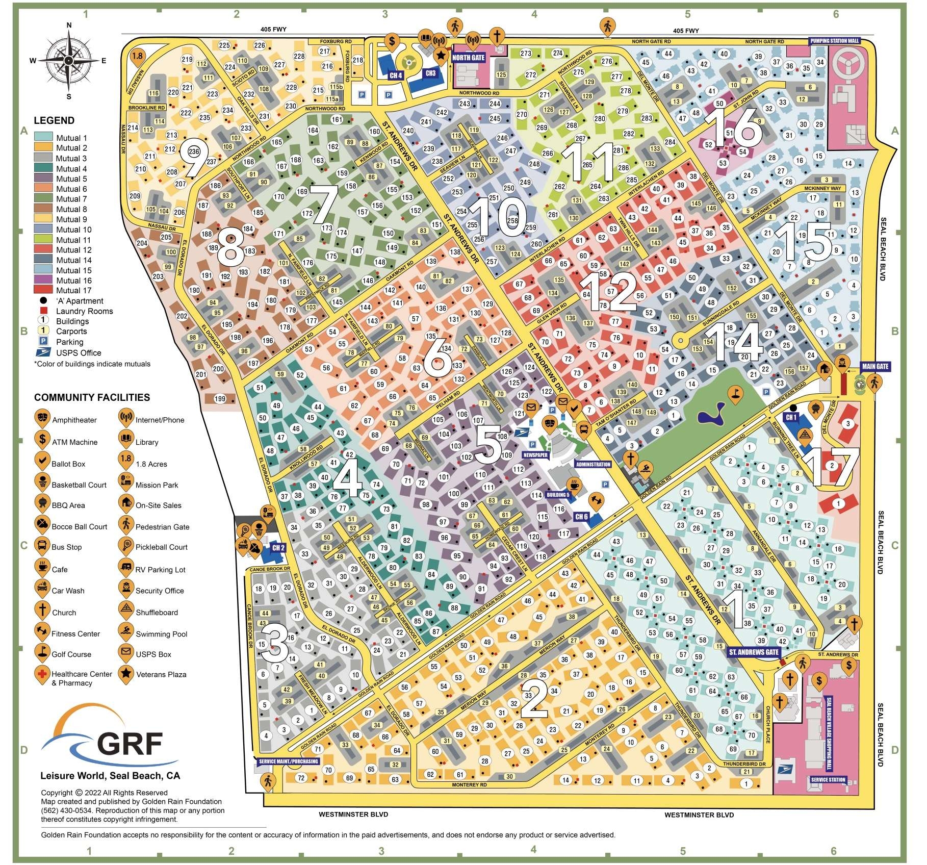 Leisure World Map Color Kelly Laird Smith Helping You Navigate The Communities Of Rossmoor And Leisure World Seal Beach With Confidence 