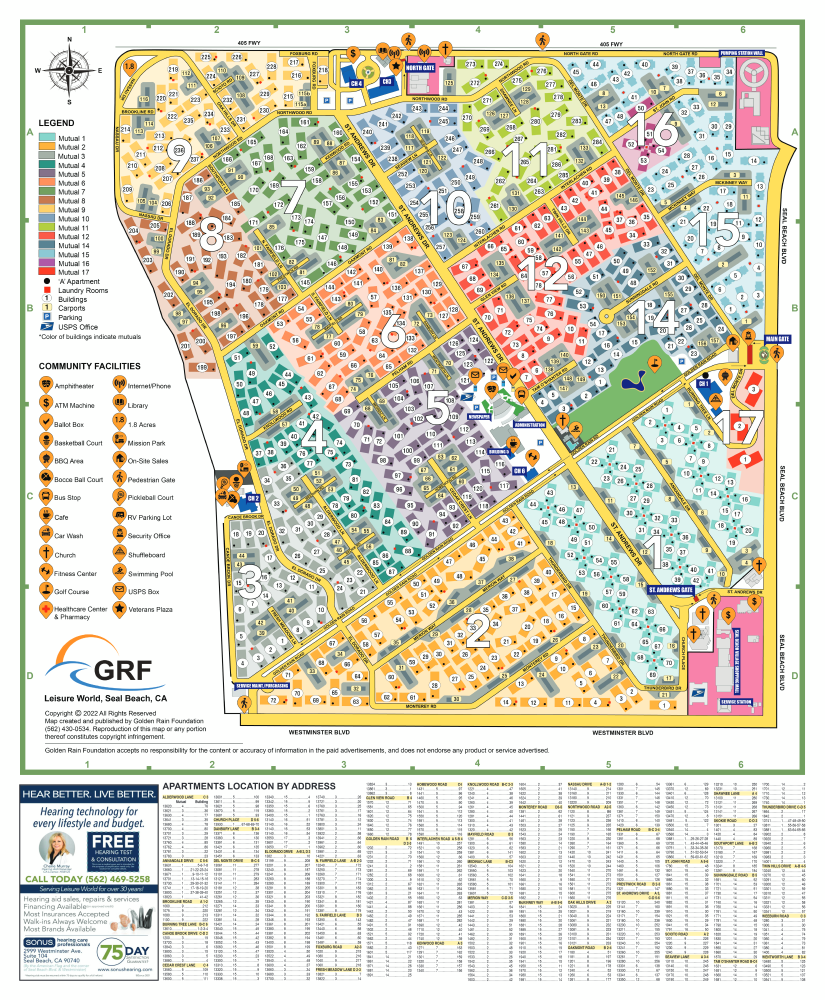 Leisure World Map Color Kelly Laird Smith Helping You Navigate The Communities Of Rossmoor And Leisure World Seal Beach With Confidence
