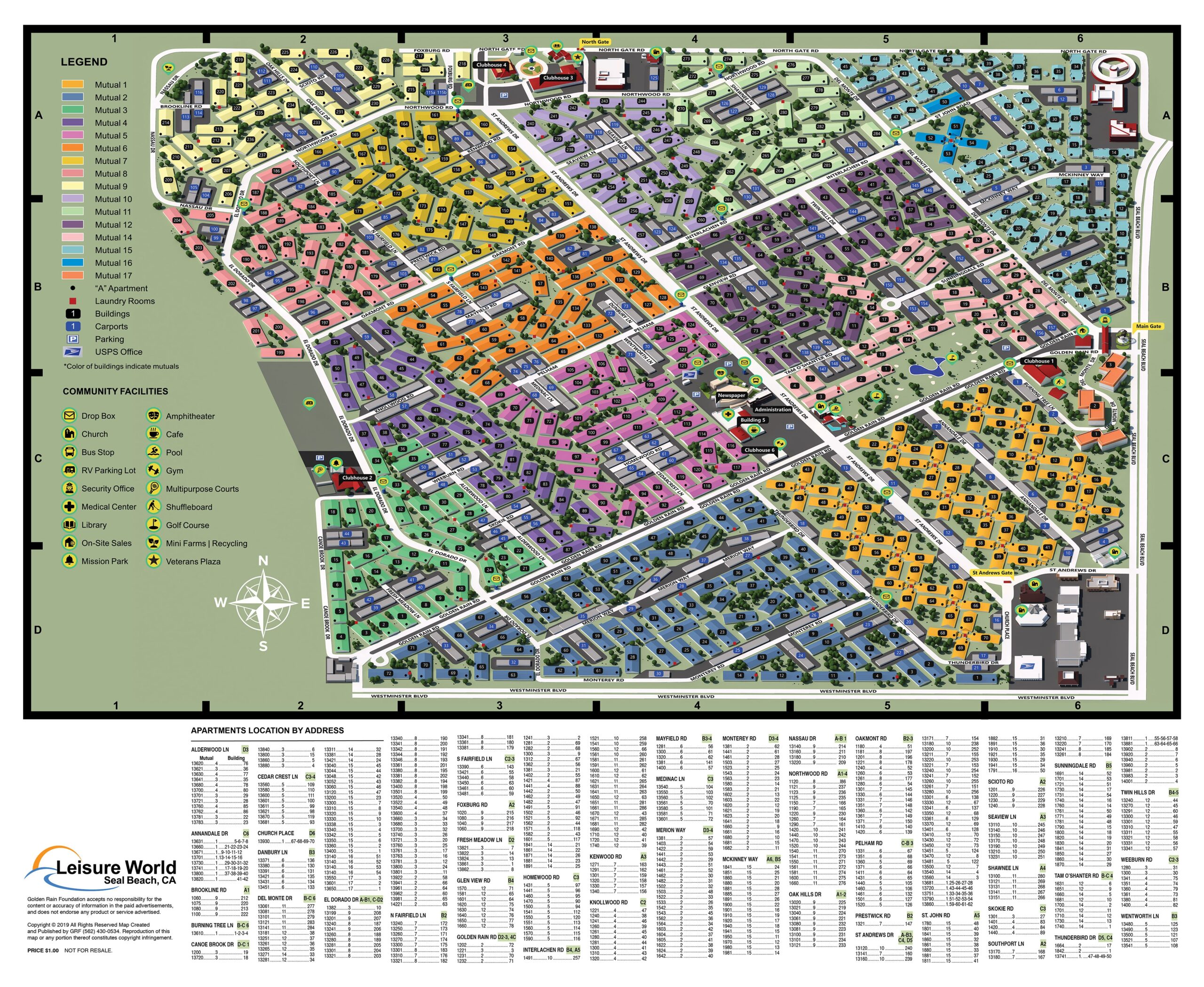 leisure world map leisure world map