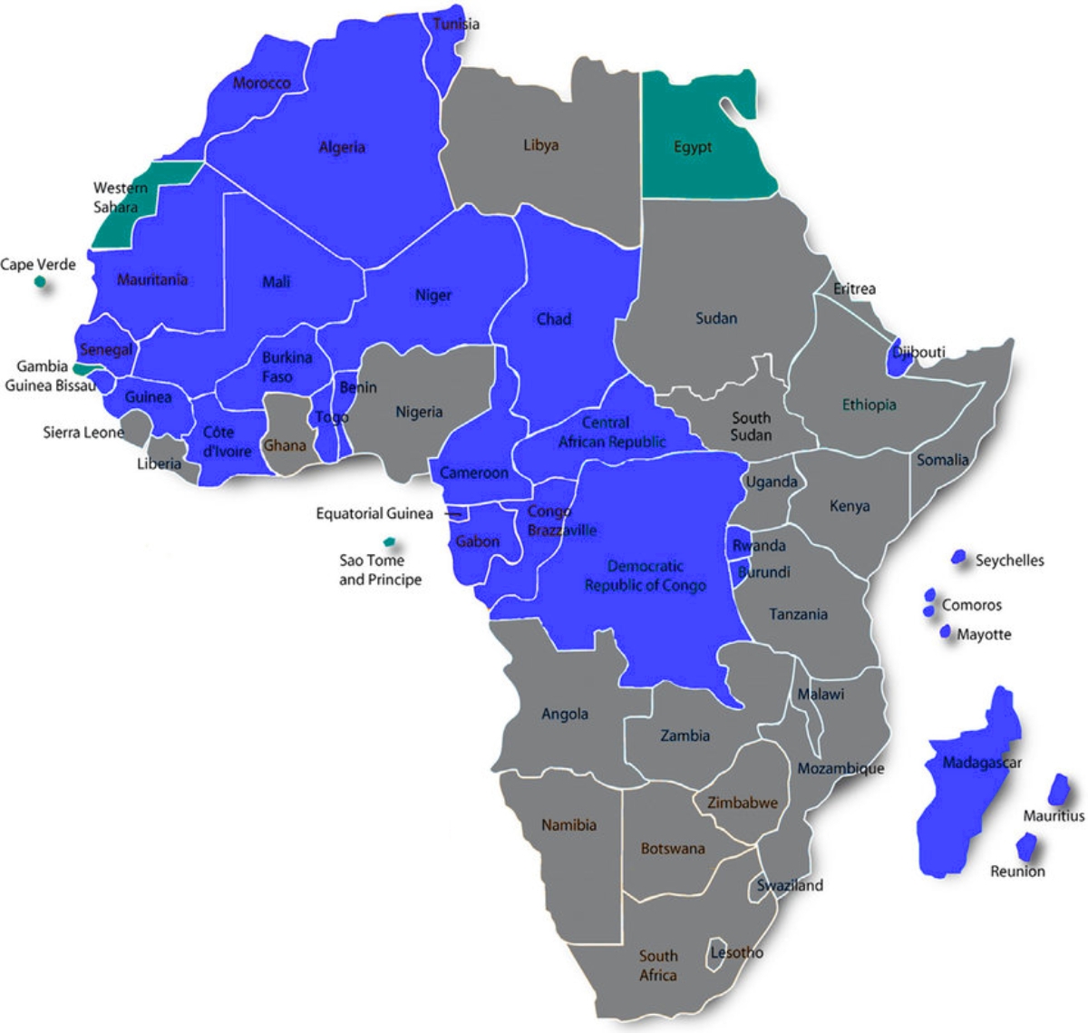 LIST OF FRENCH SPEAKING COUNTRIES IN AFRICA Frenchside