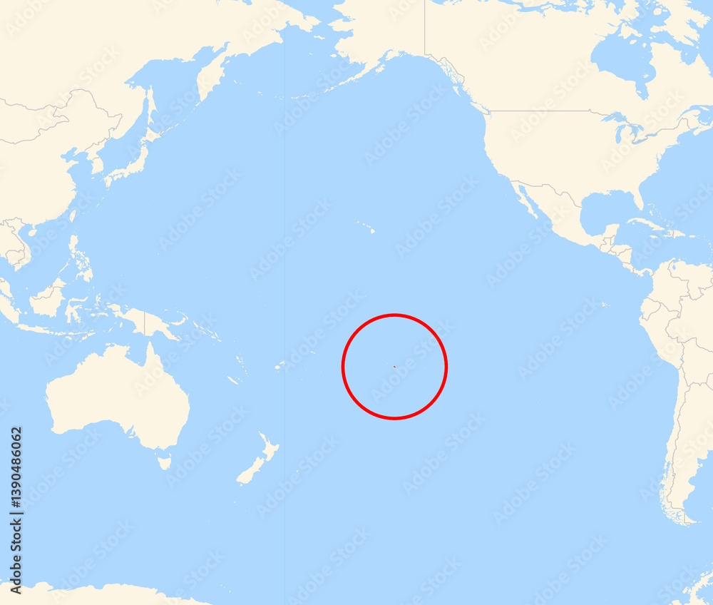 map of the world tahiti