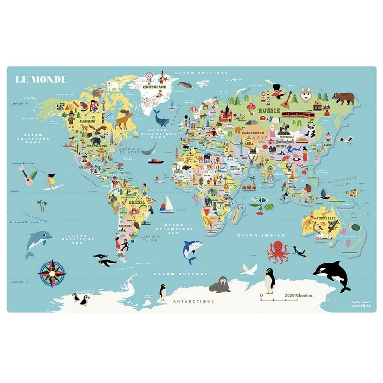 Magnetic World Map Puzzle Mapa Espa a Magnetico Janod Magnetic World Map Puzzle Puzzle Magnetico