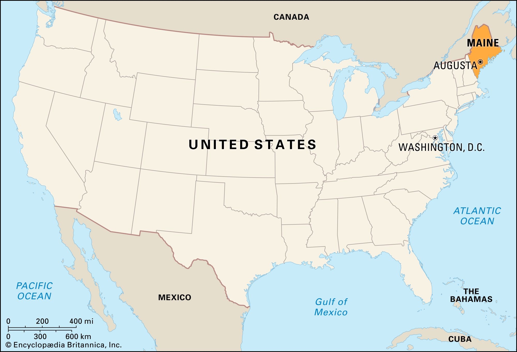 Maine Geography History Facts Map Points Of Interest Britannica