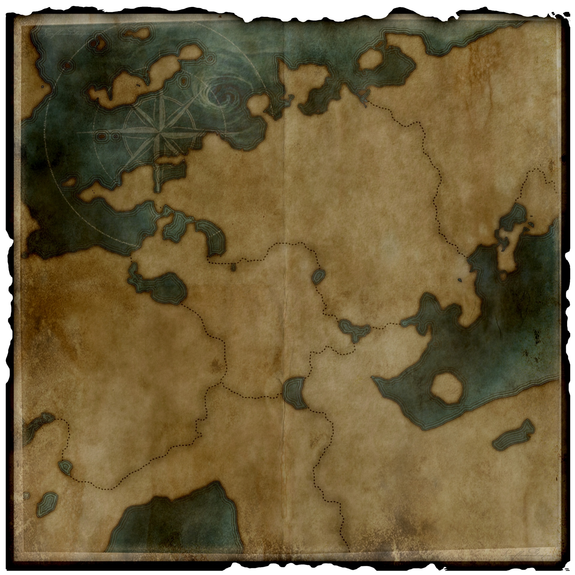 blank fictional map