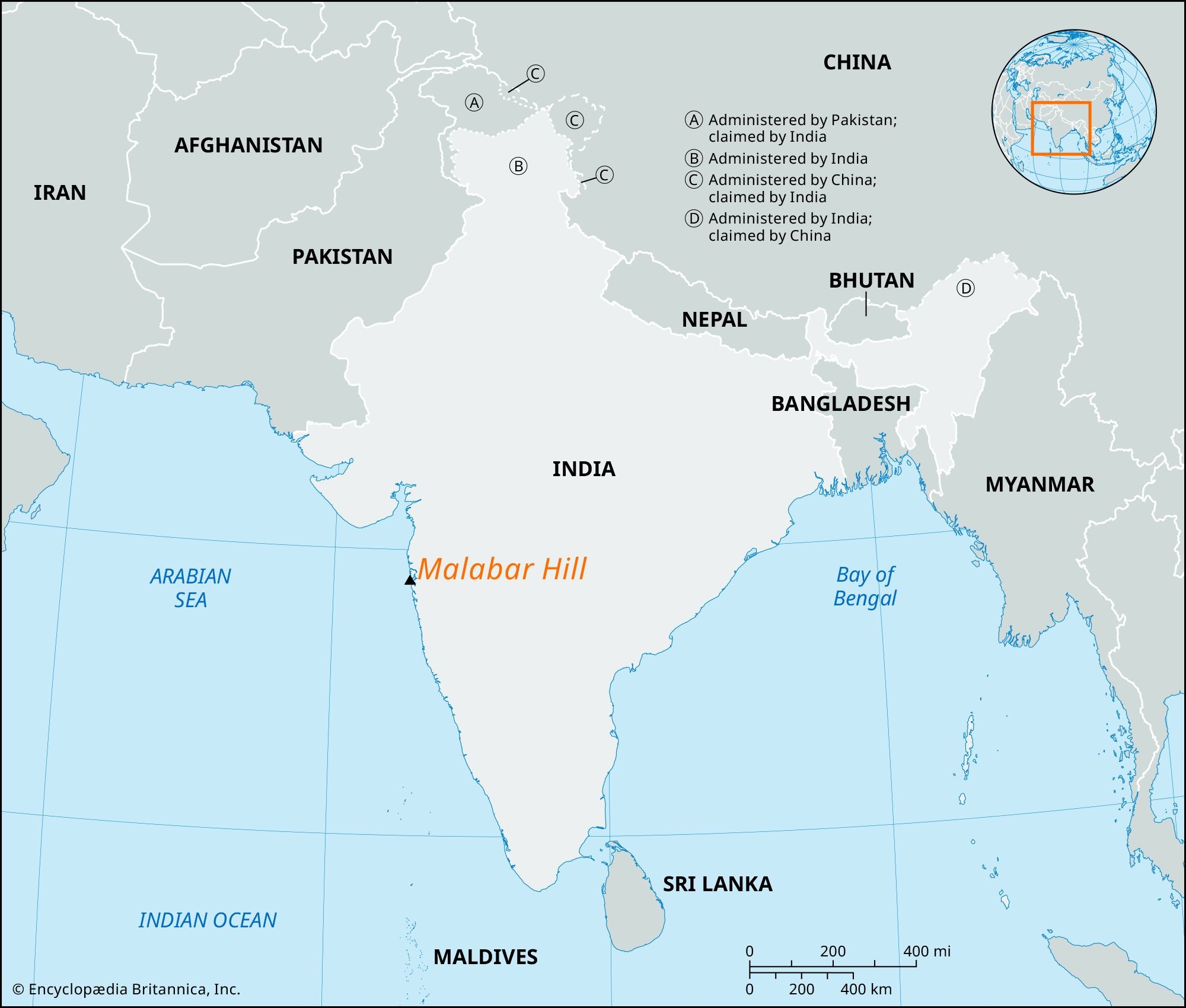 Malabar Hill Mumbai India Map Facts Britannica